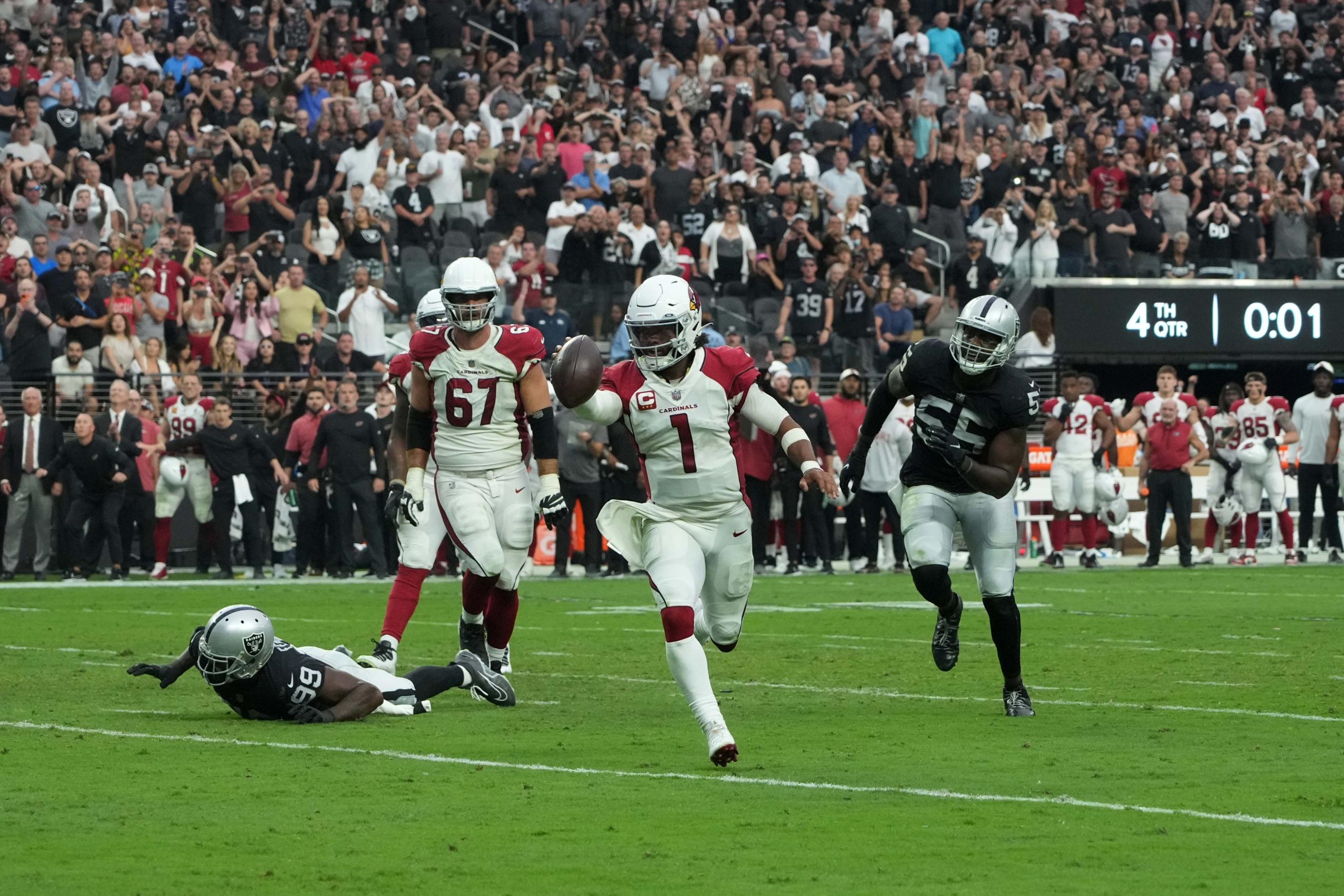 NFL: Arizona Cardinals at Las Vegas Raiders
