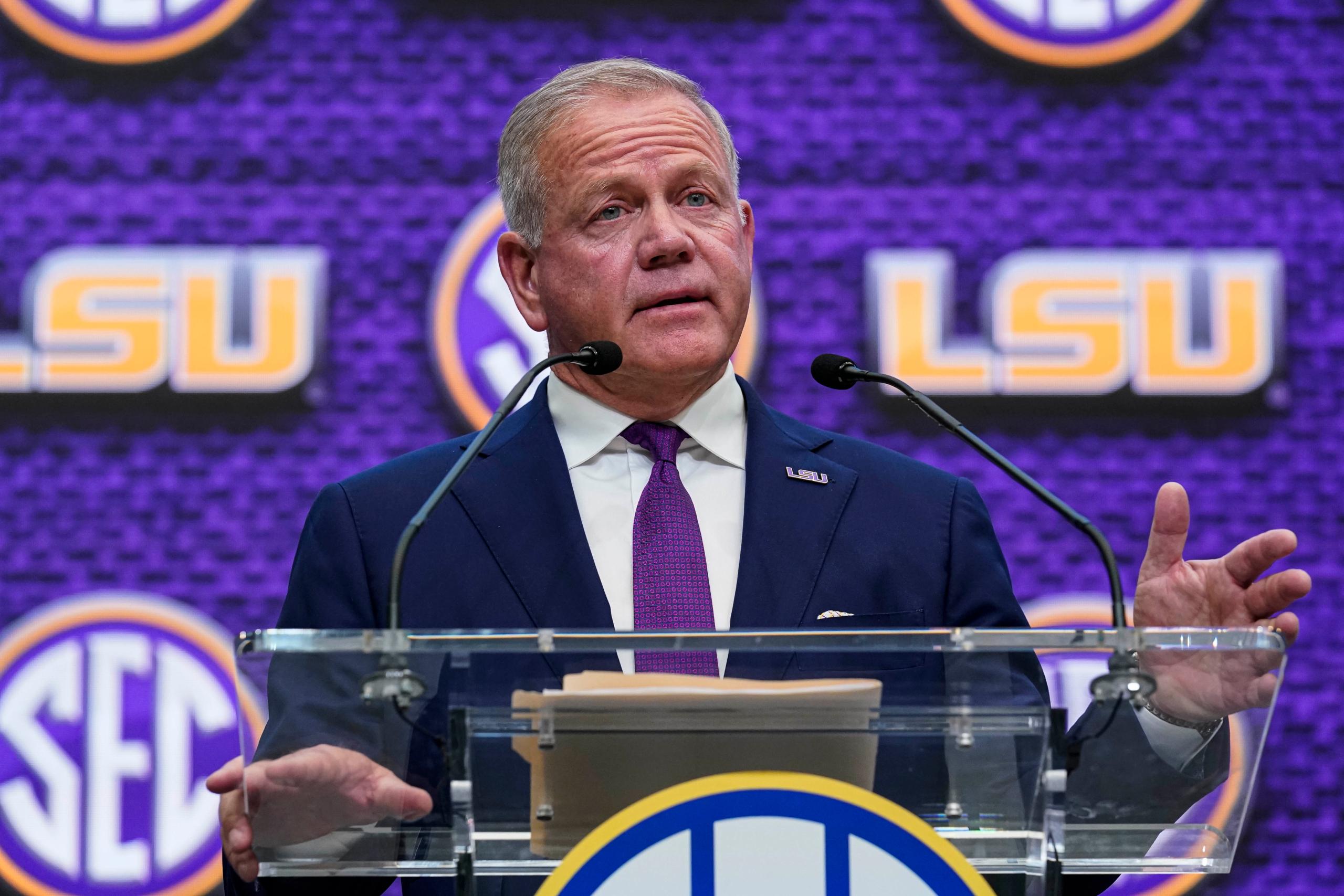 lsu tigers, brian kelly
