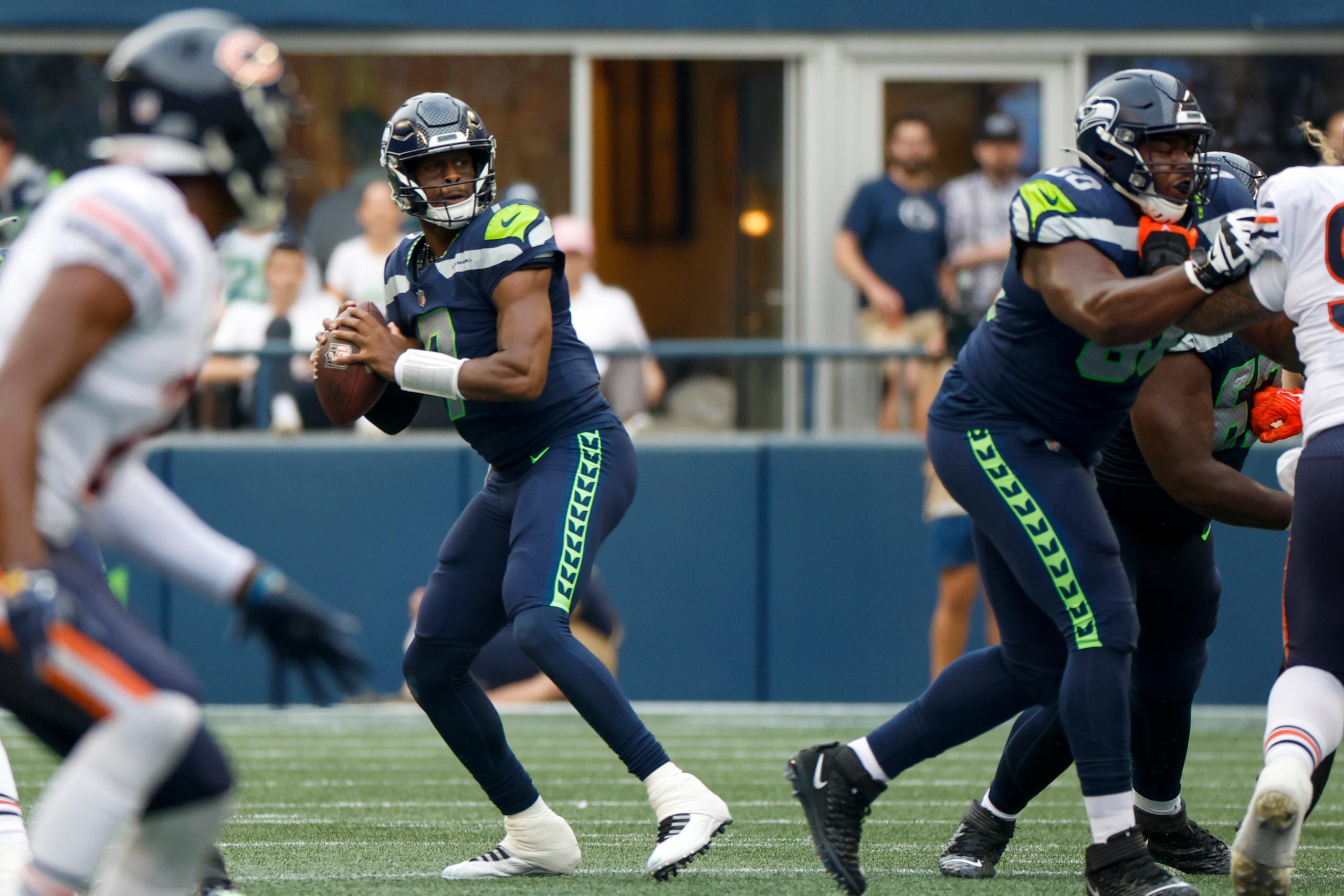 denver broncos at seattle seahawks: geno smith
