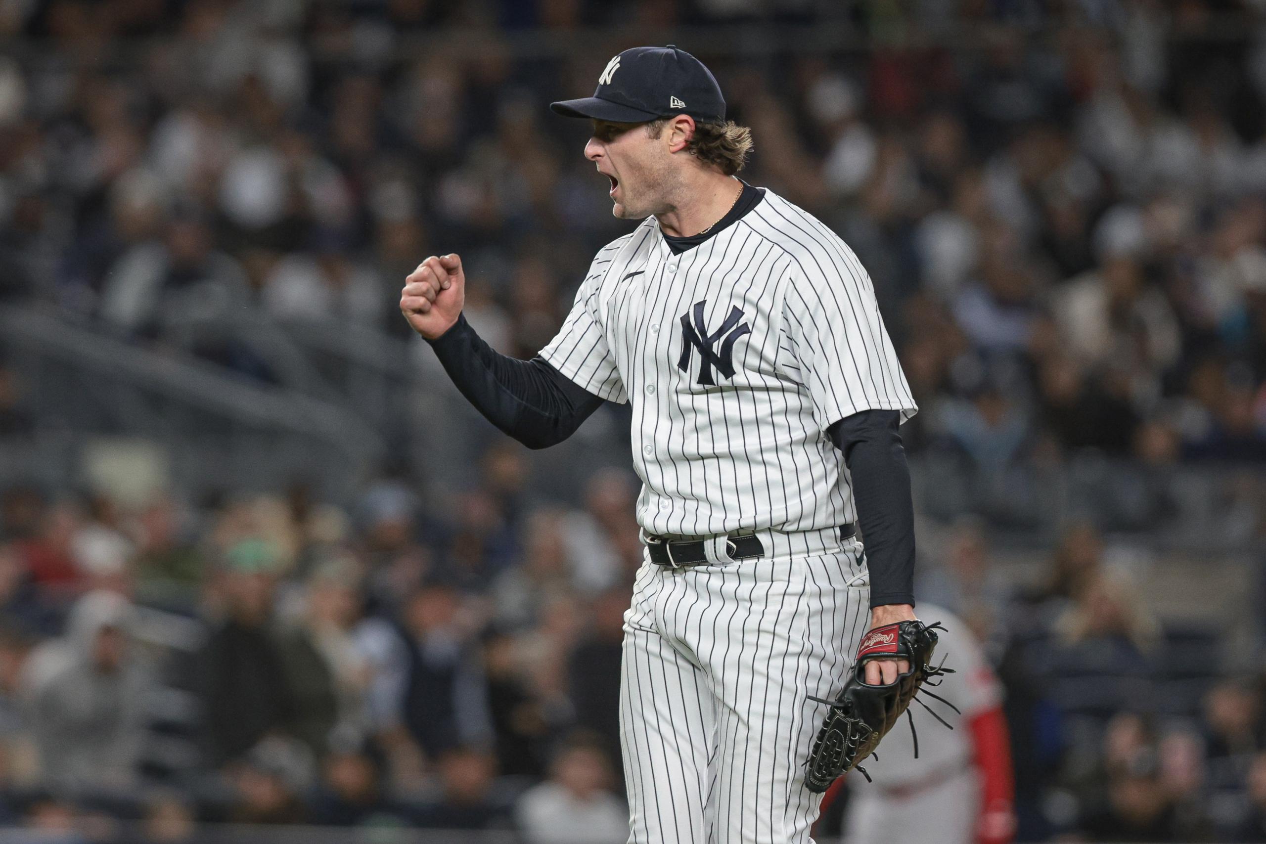 gerrit cole, new york yankees strikout record