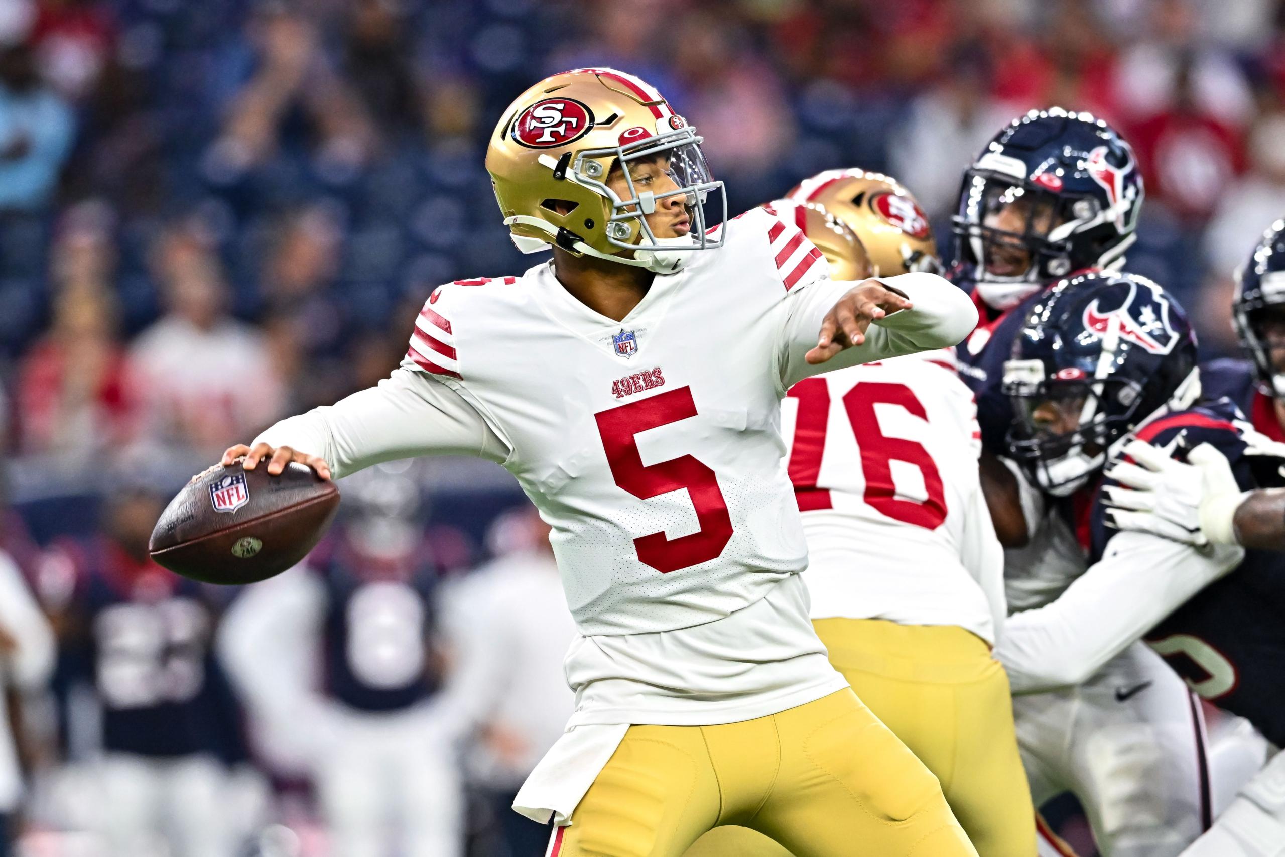 san francisco 49ers qb trey lance