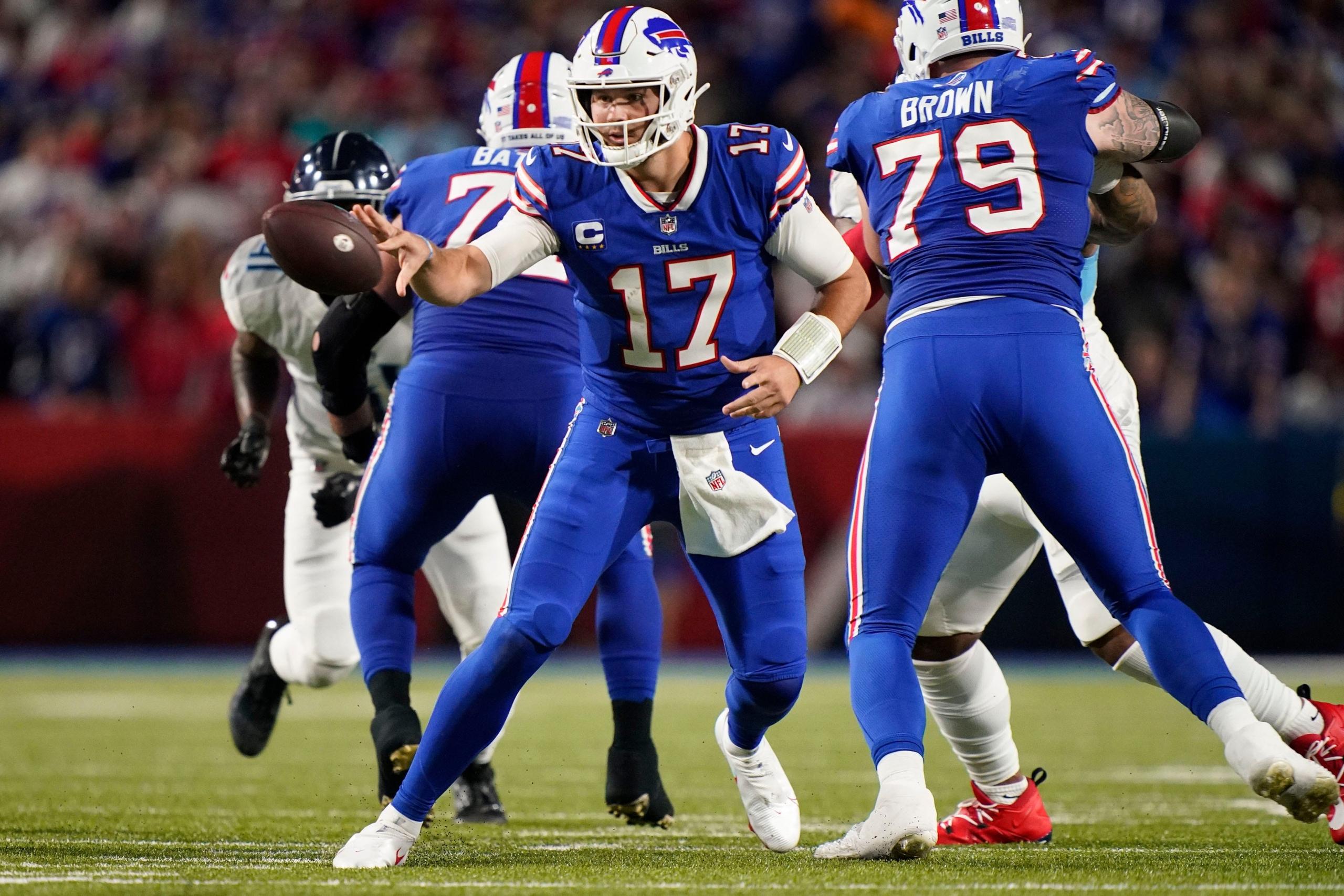 tennessee titans at buffalo bills: josh allen
