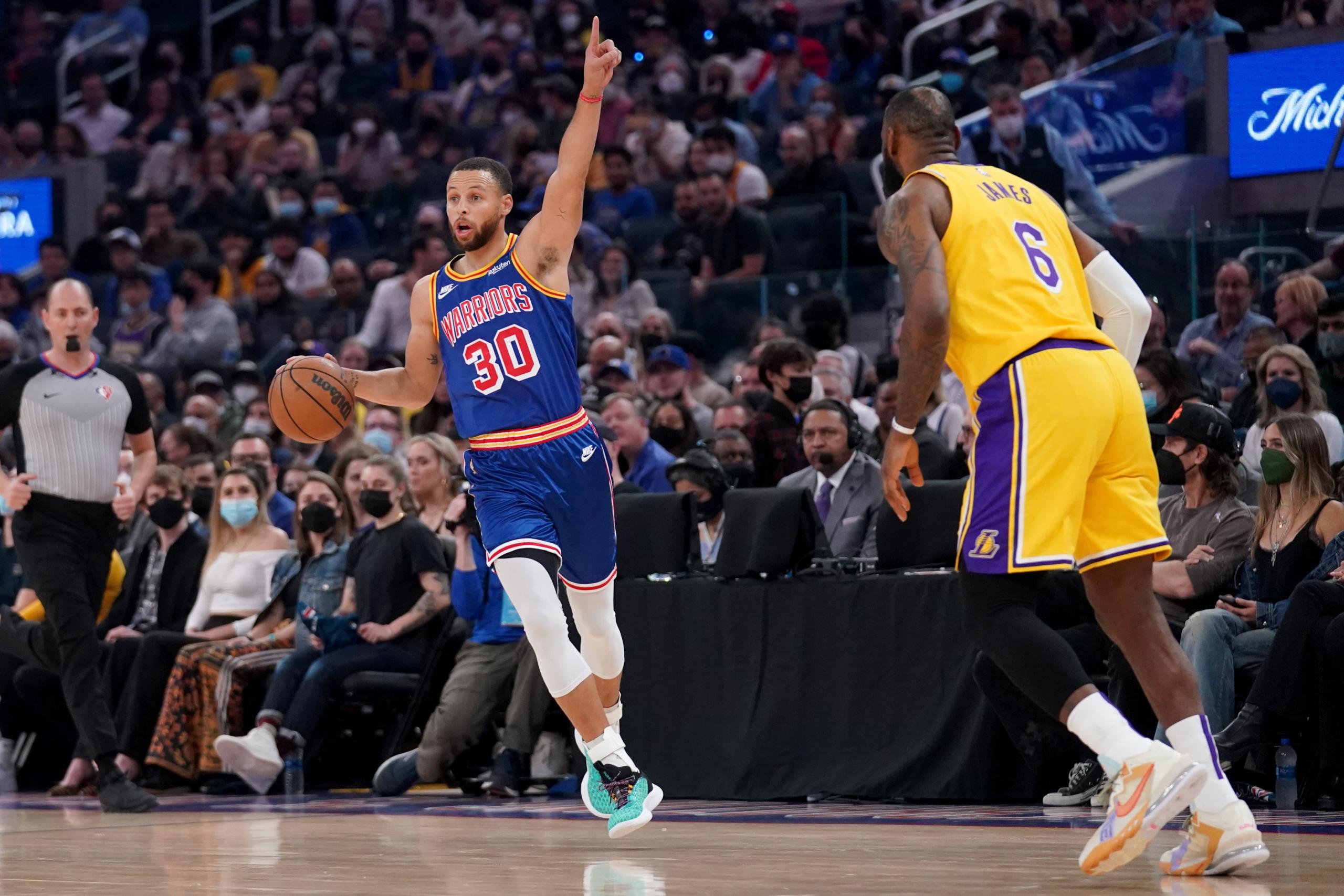 NBA: Los Angeles Lakers at Golden State Warriors