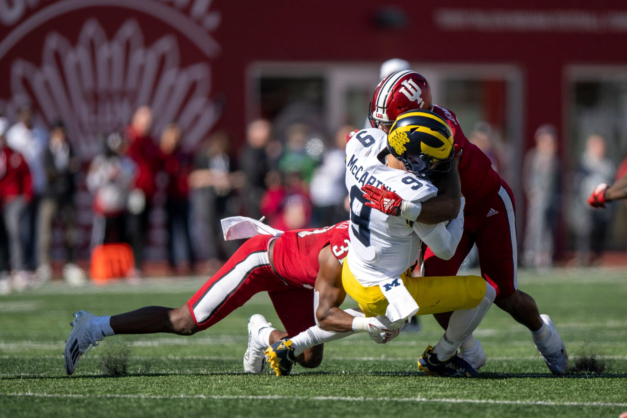 NCAA Football: Michigan at Indiana