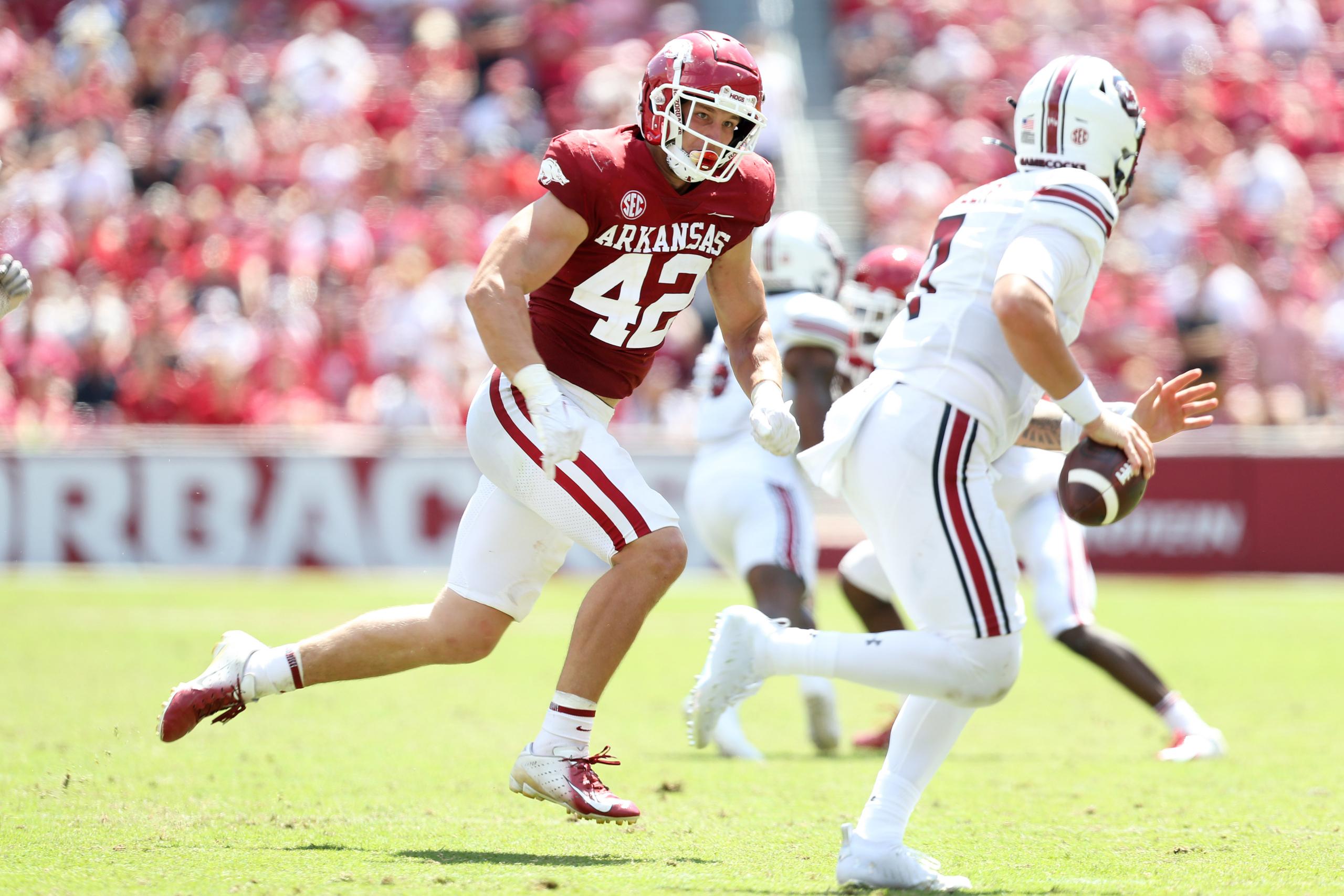 NCAA Football: South Carolina at Arkansas