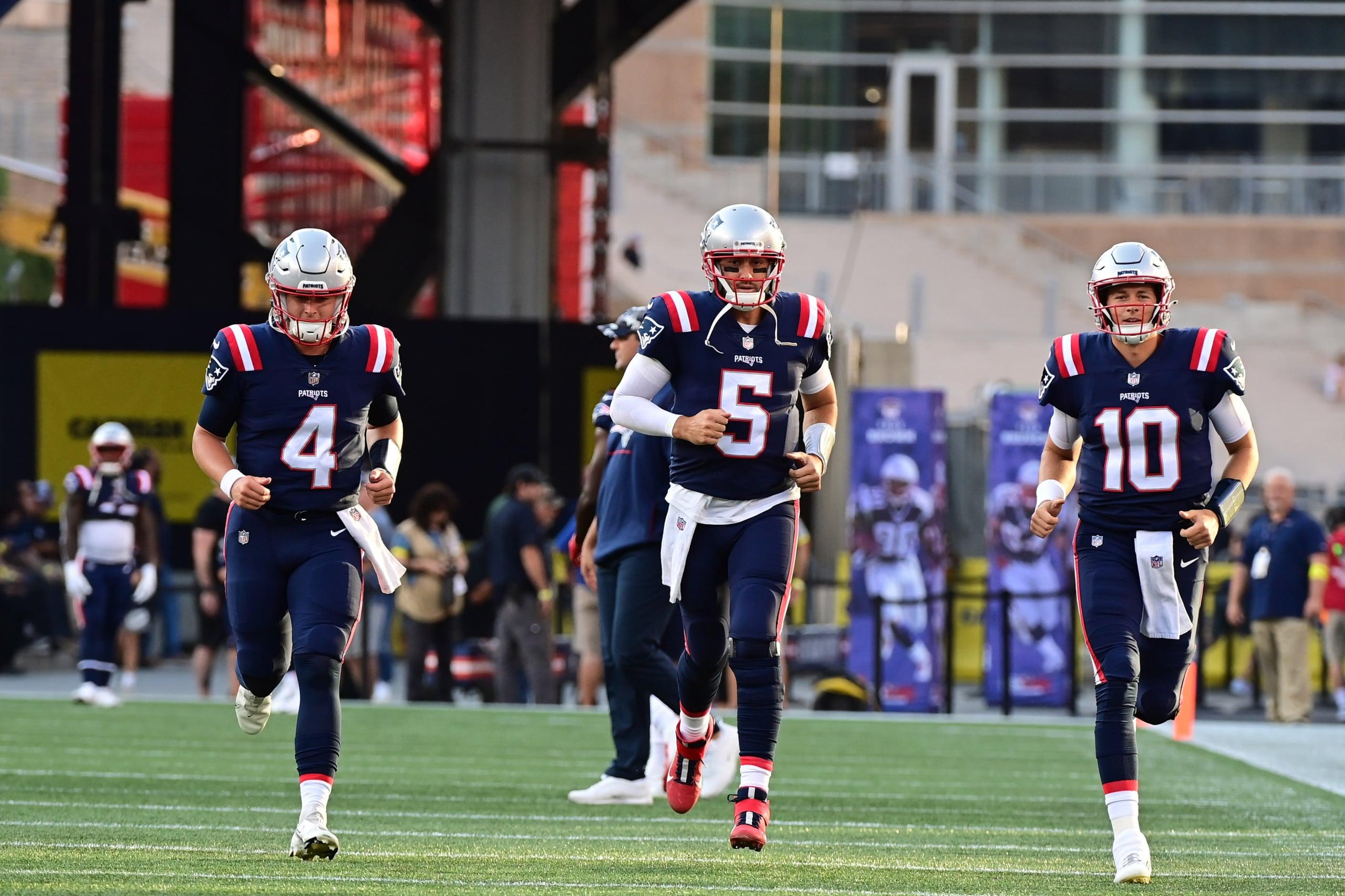 bailey zappe, mac jones, new england patriots