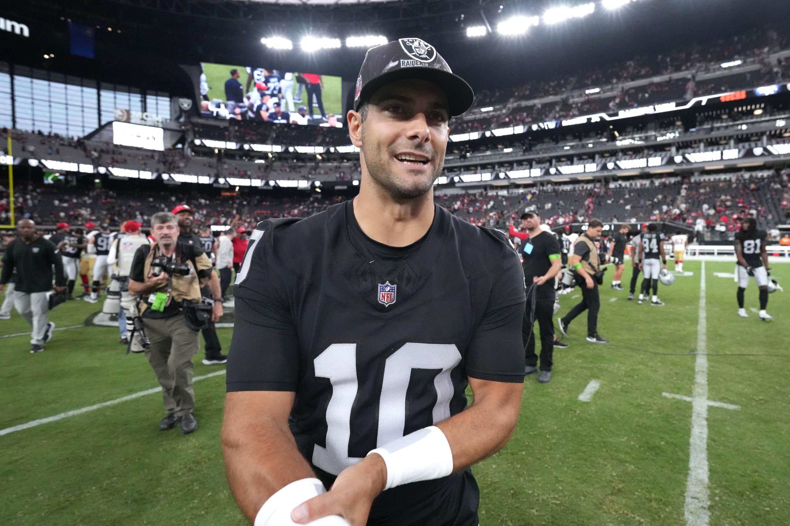 NFL: Preseason-San Francisco 49ers at Las Vegas Raiders