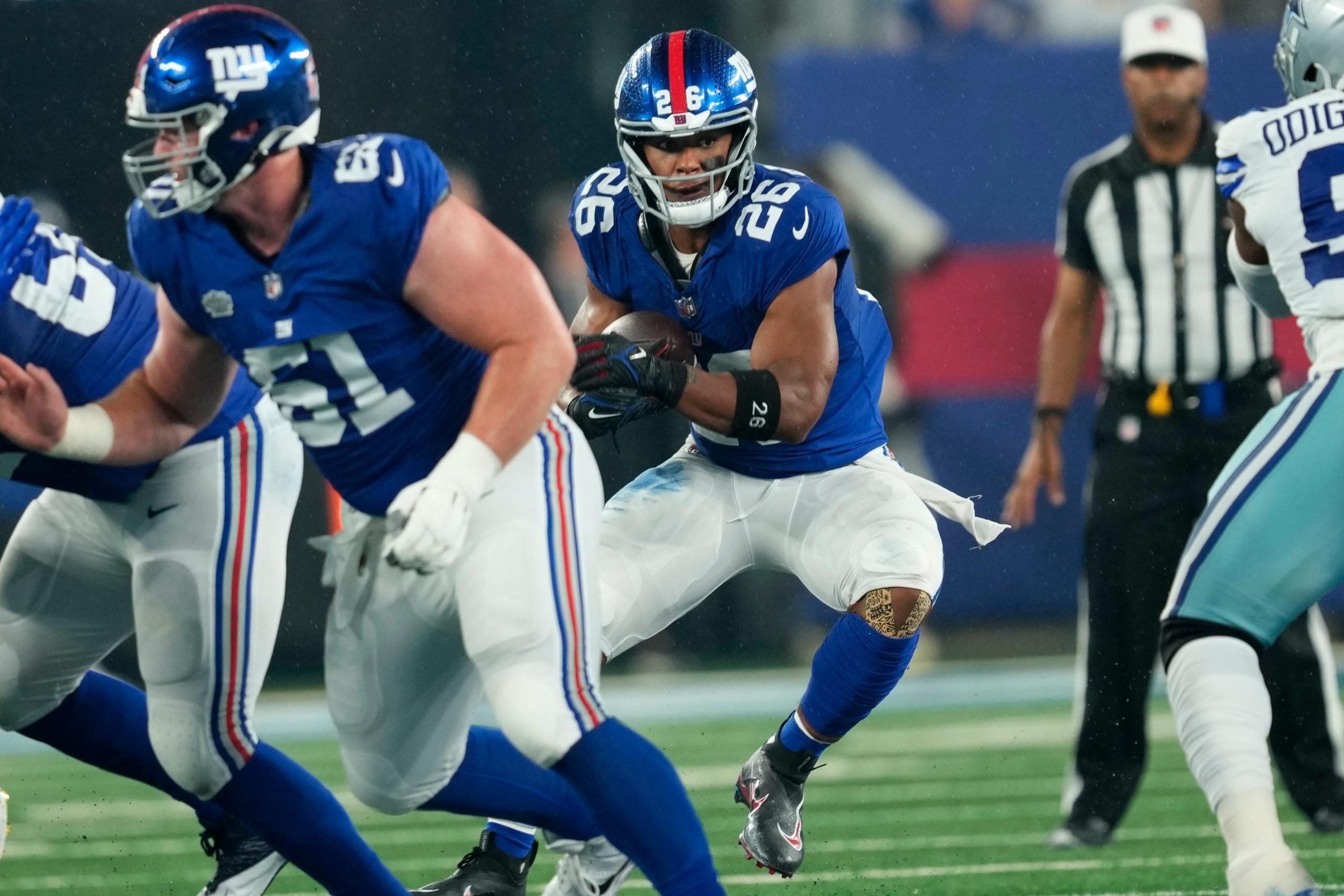 draftkings week 2 picks: saquon barkley