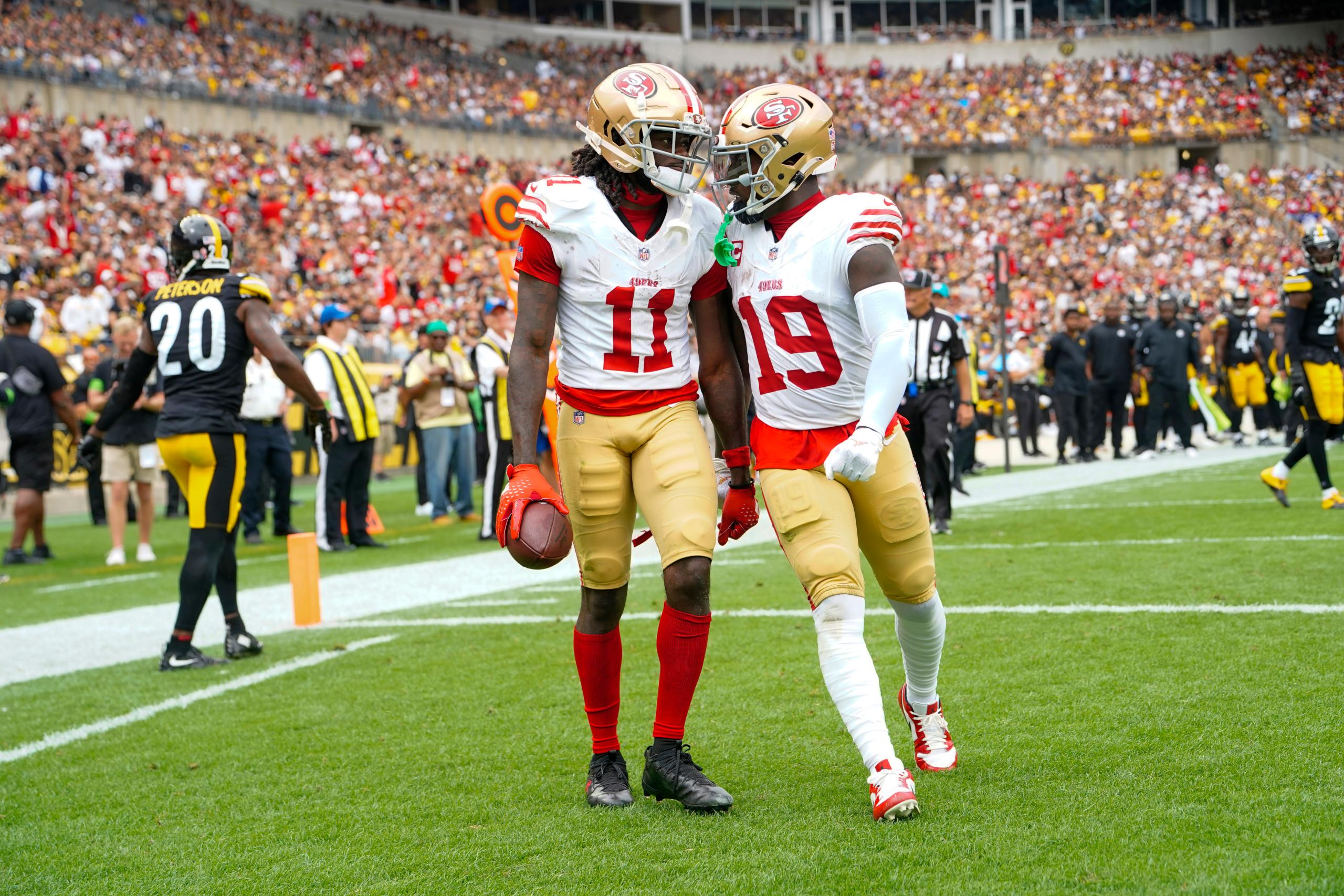 fantasy football week 2 start: brandon aiyuk