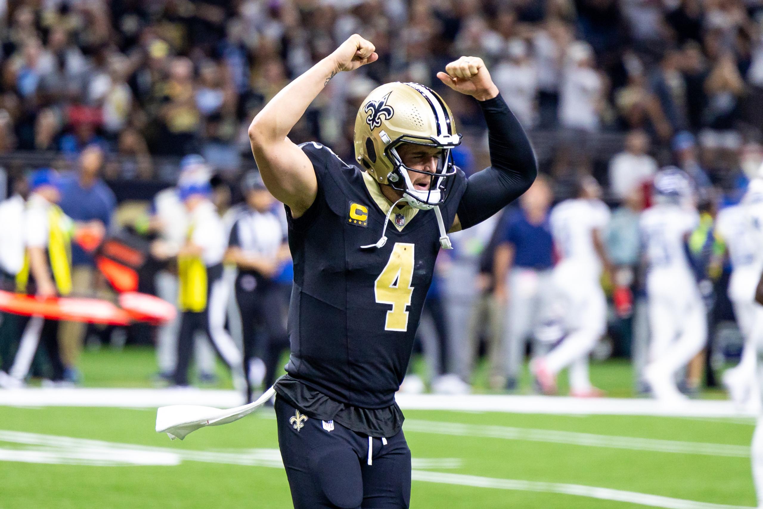 new orleans saints at carolina panthers: derek carr