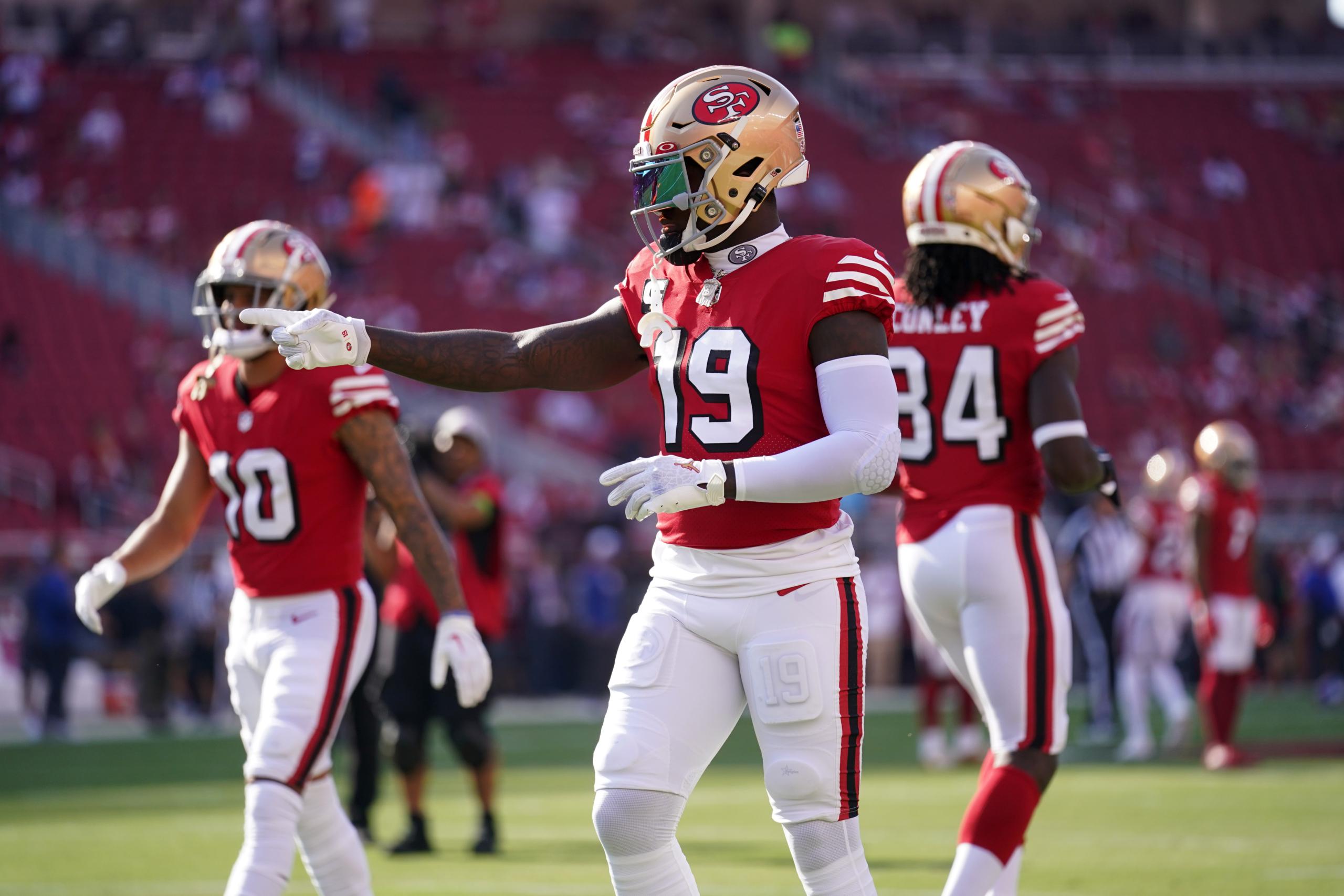 nfl injury report week 4: deebo samuel