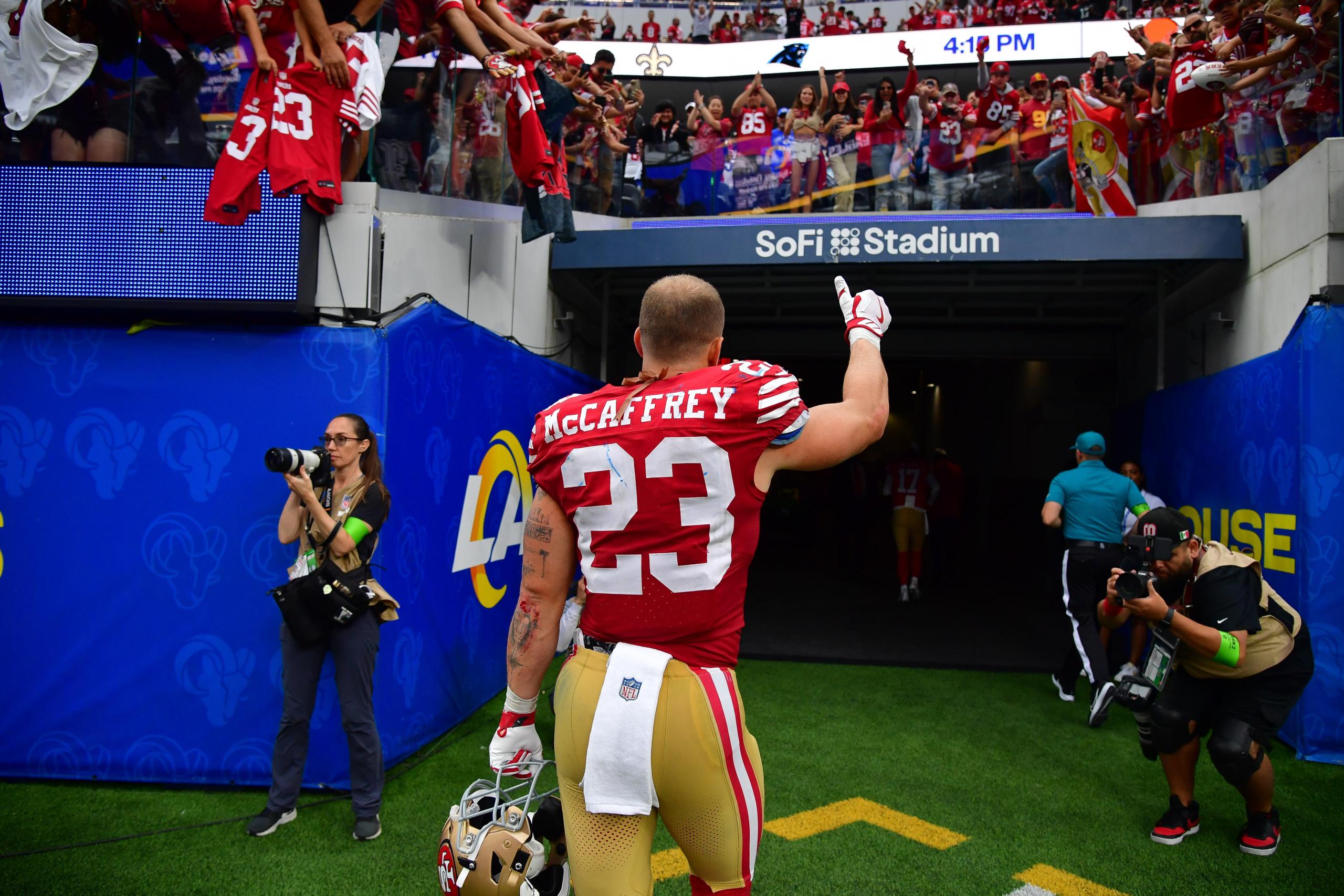 nfl offensive rookie of the year: christian mccaffrey