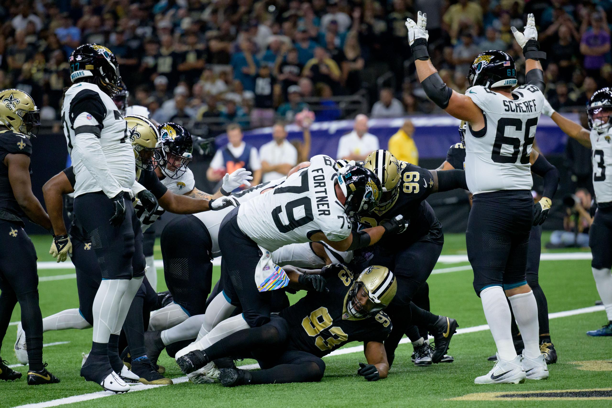 NFL: Jacksonville Jaguars at New Orleans Saints