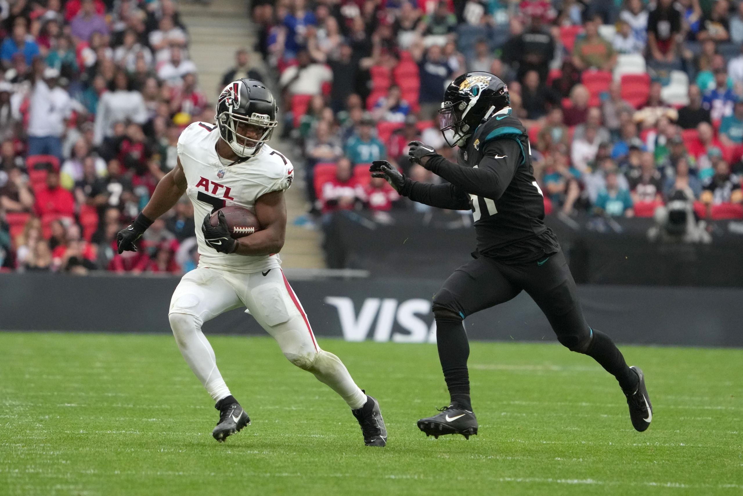 draftkings week 5 picks; bijan robinson