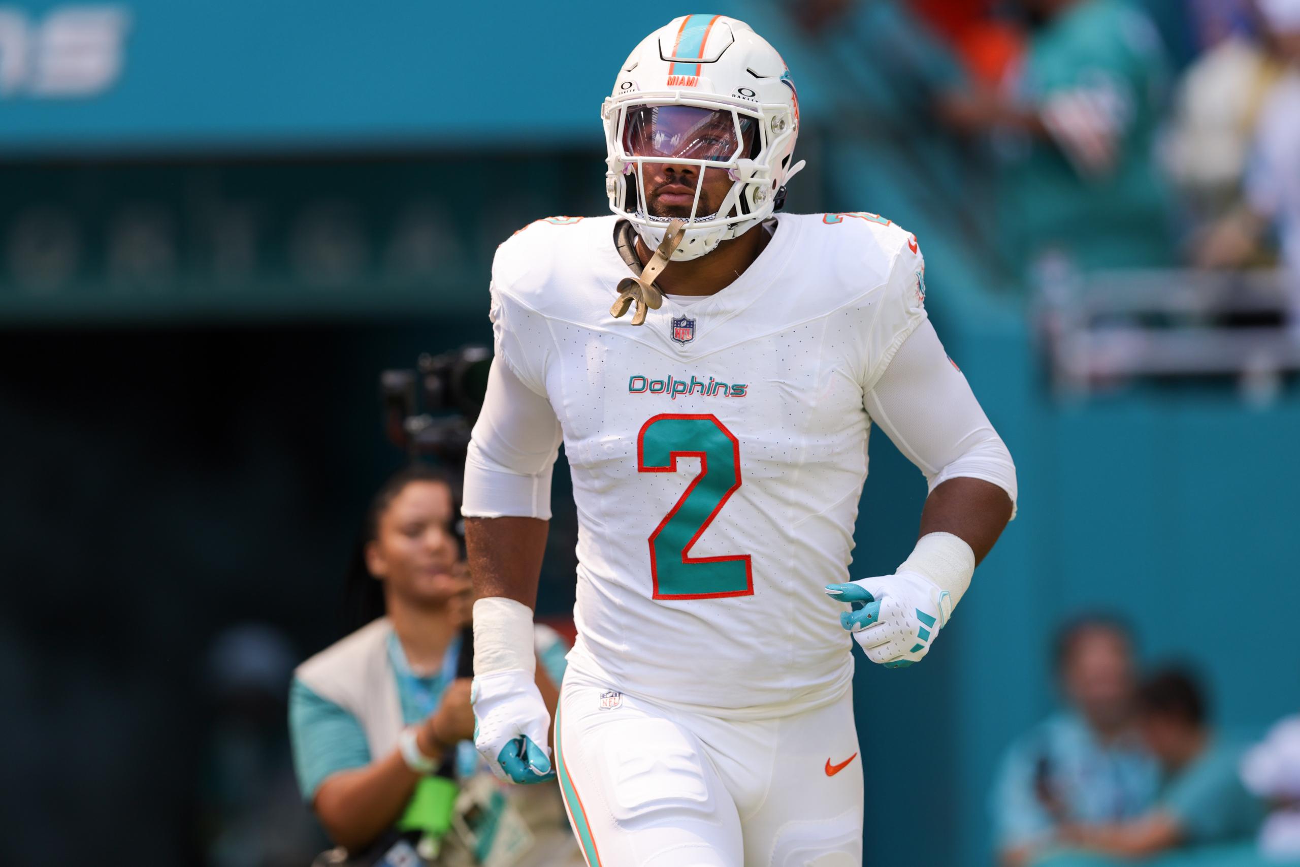 miami dolphins at philadelphia eagles; bradley chubb