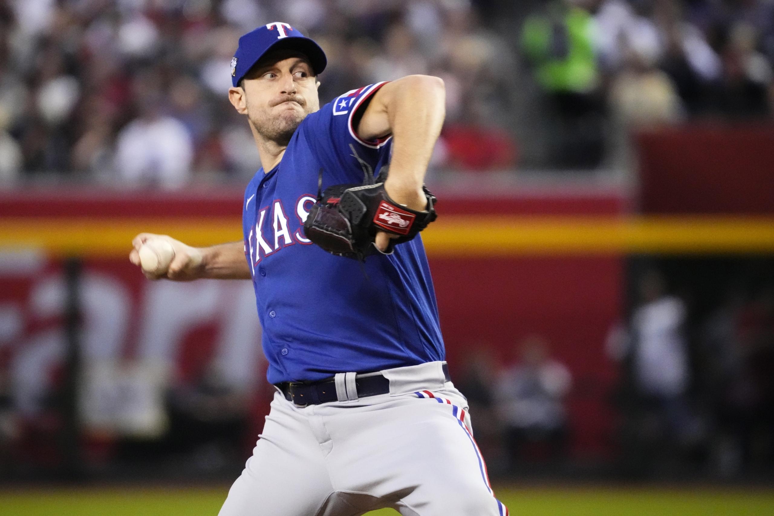 texas rangers' max scherzer