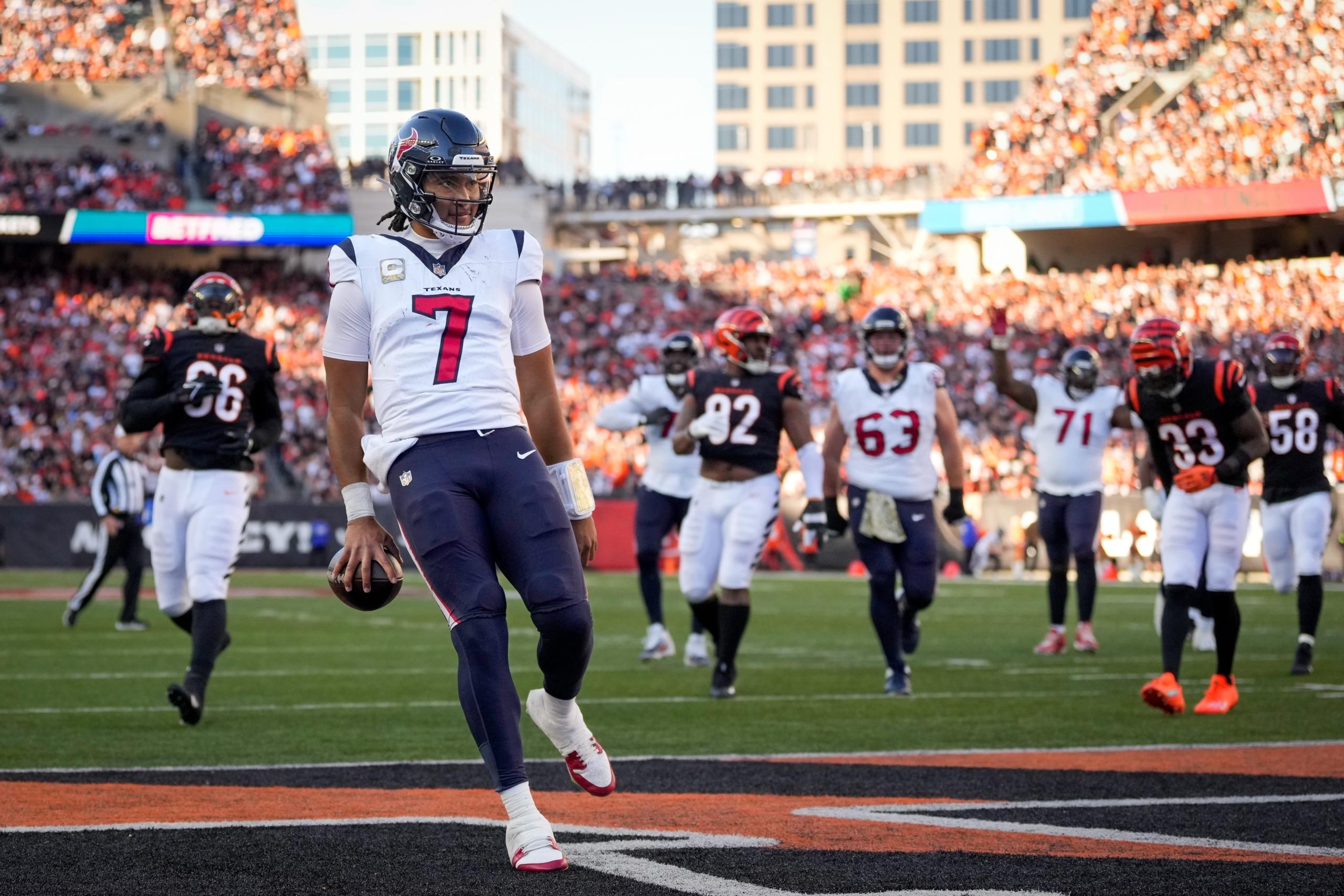 houston texans' c.j. stroud, nfl week 10