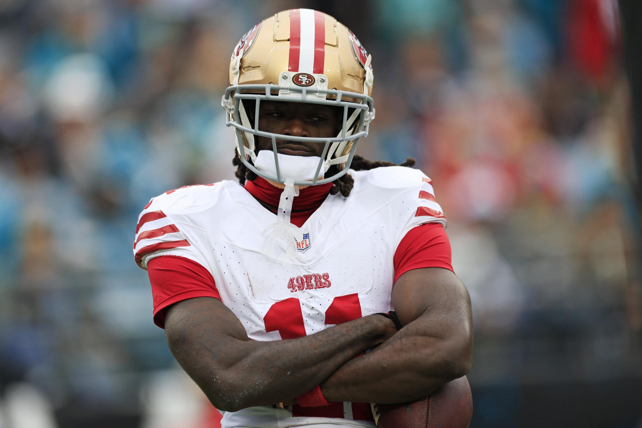 nfl week 11 fantasy football start and sit: brandon aiyuk