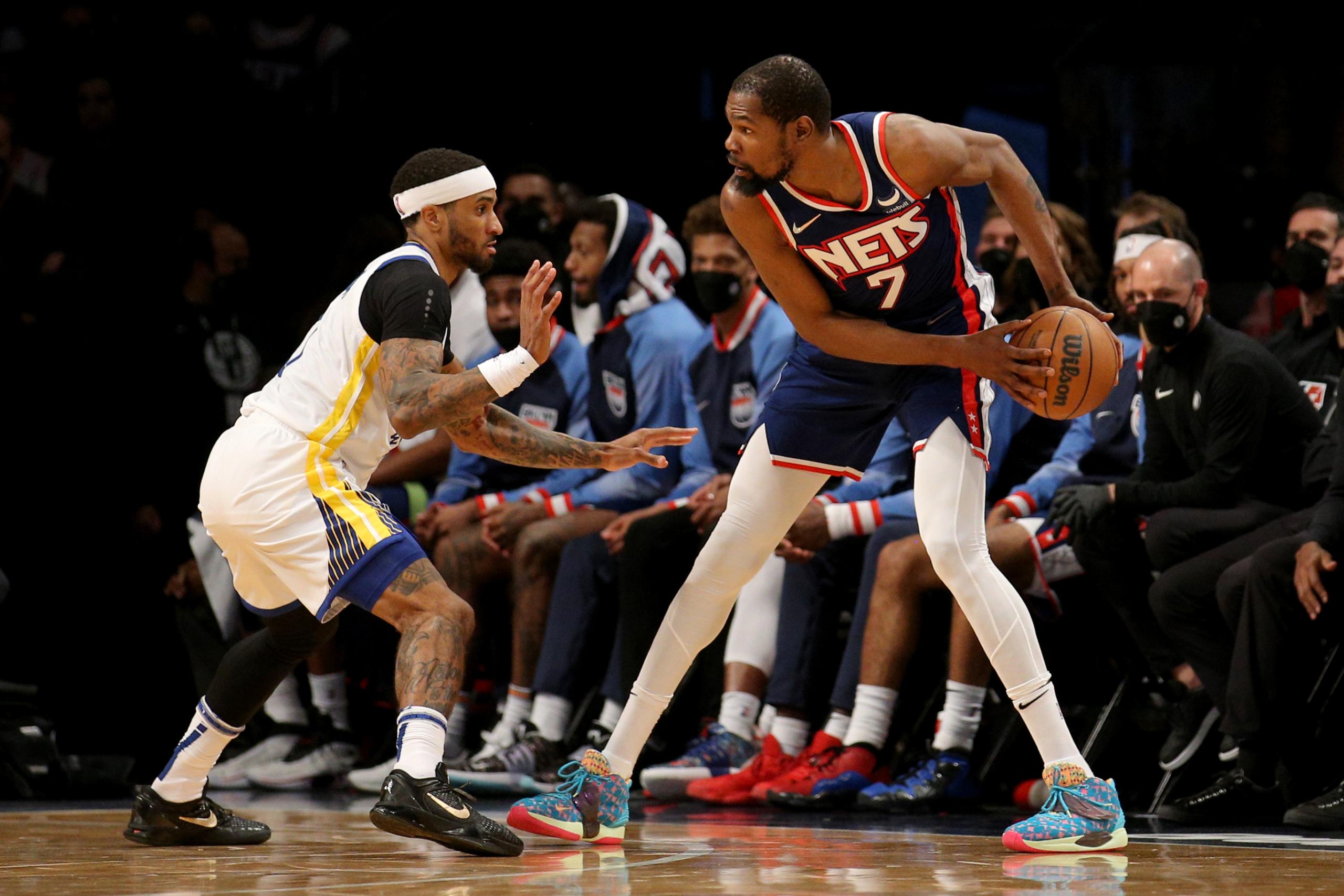 NBA: Golden State Warriors at Brooklyn Nets