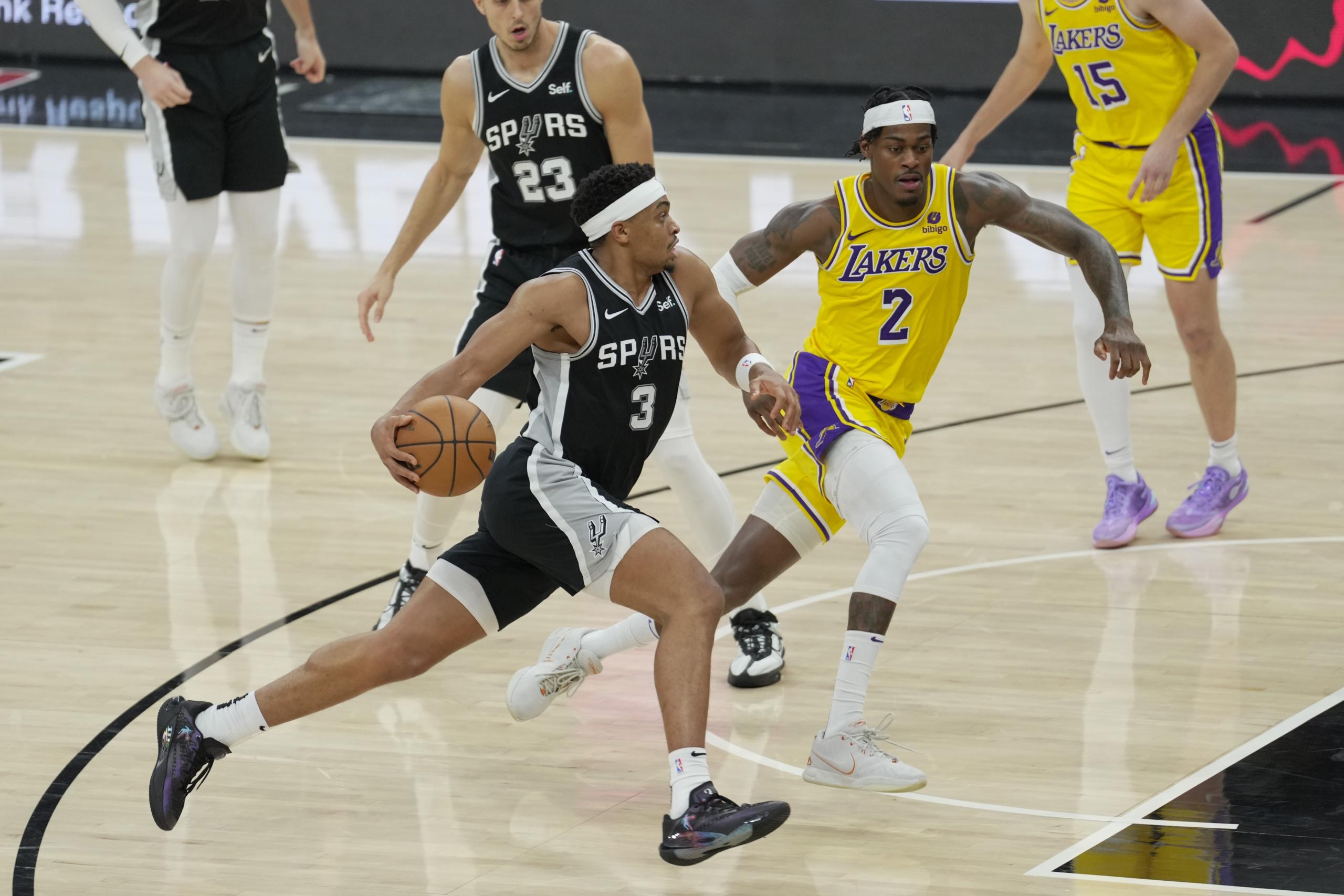 NBA: Los Angeles Lakers at San Antonio Spurs