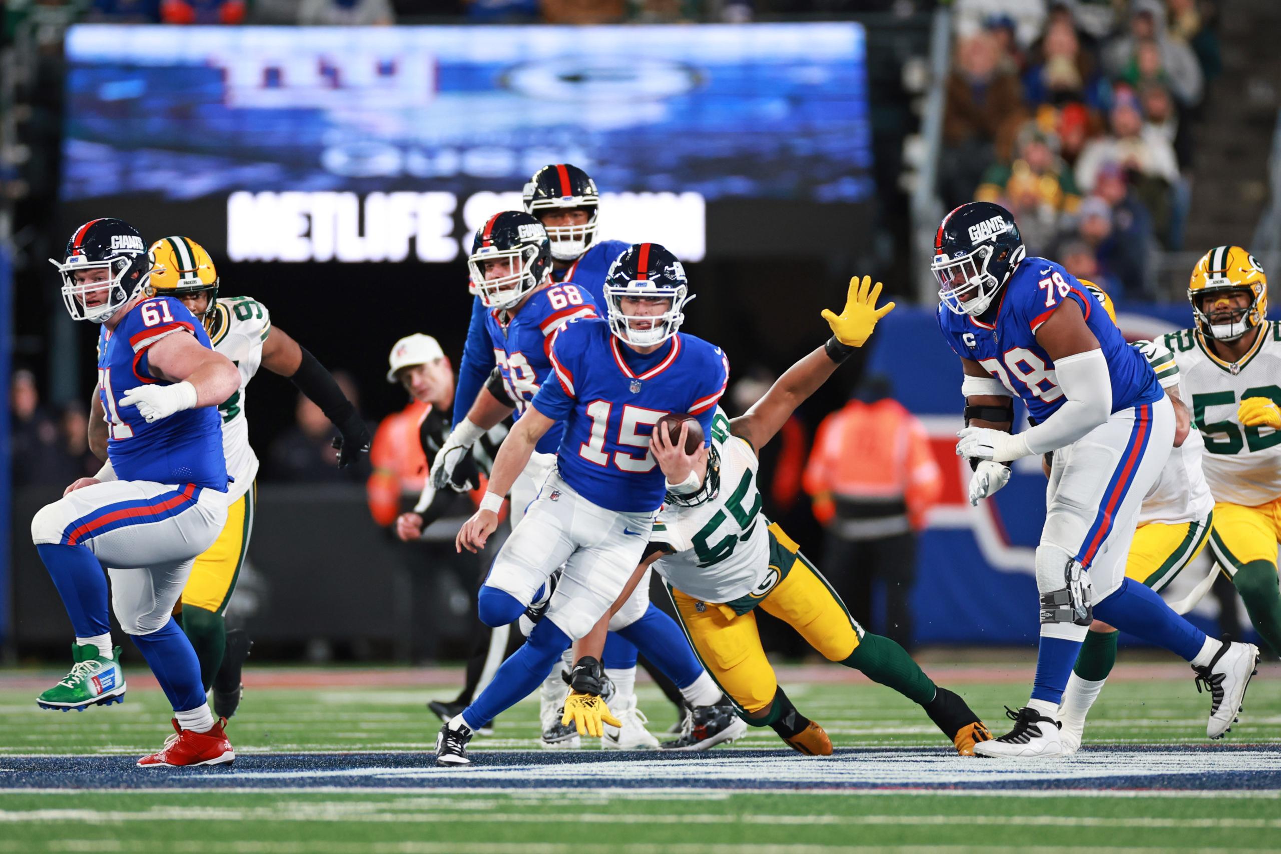 NFL: Green Bay Packers at New York Giants
