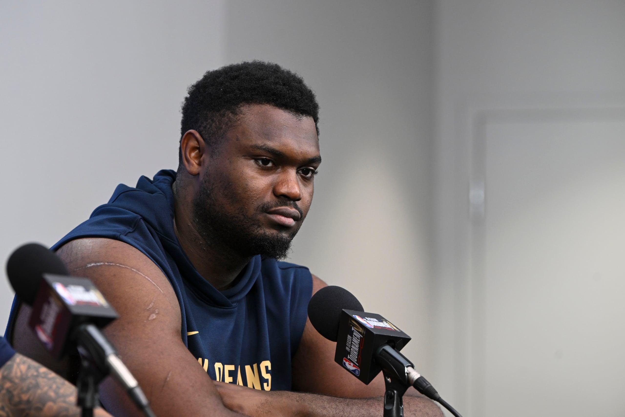 Zion Williamson during NBA in-season tournament 