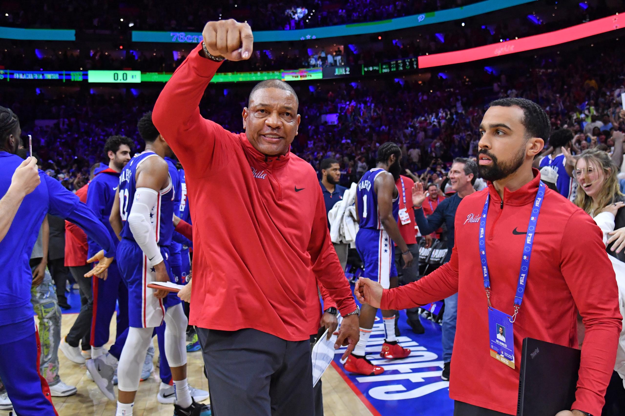 NBA: Playoffs-Boston Celtics at Philadelphia 76ers