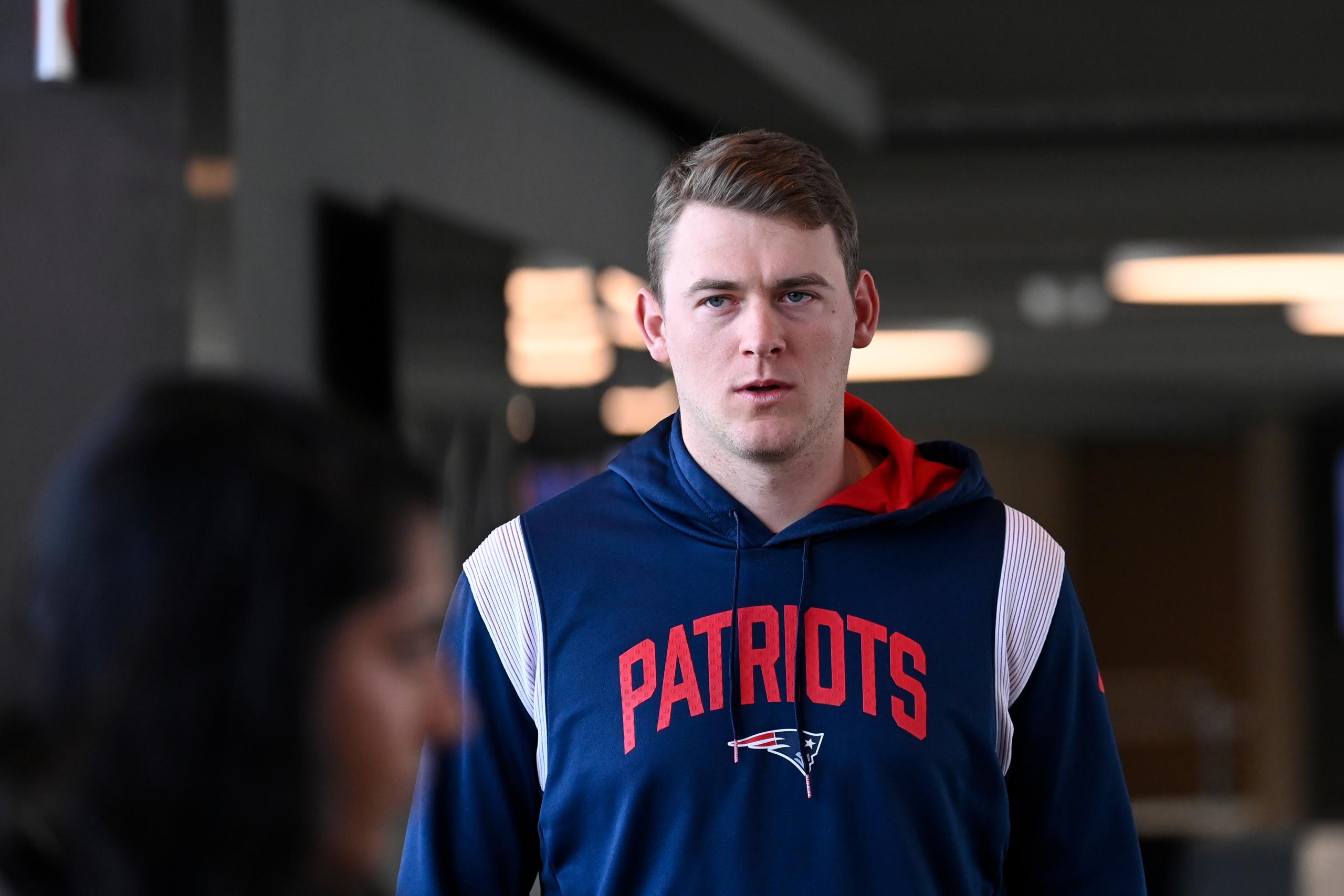 NFL: New England Patriots-Head Coach Jerod Mayo Press Conference