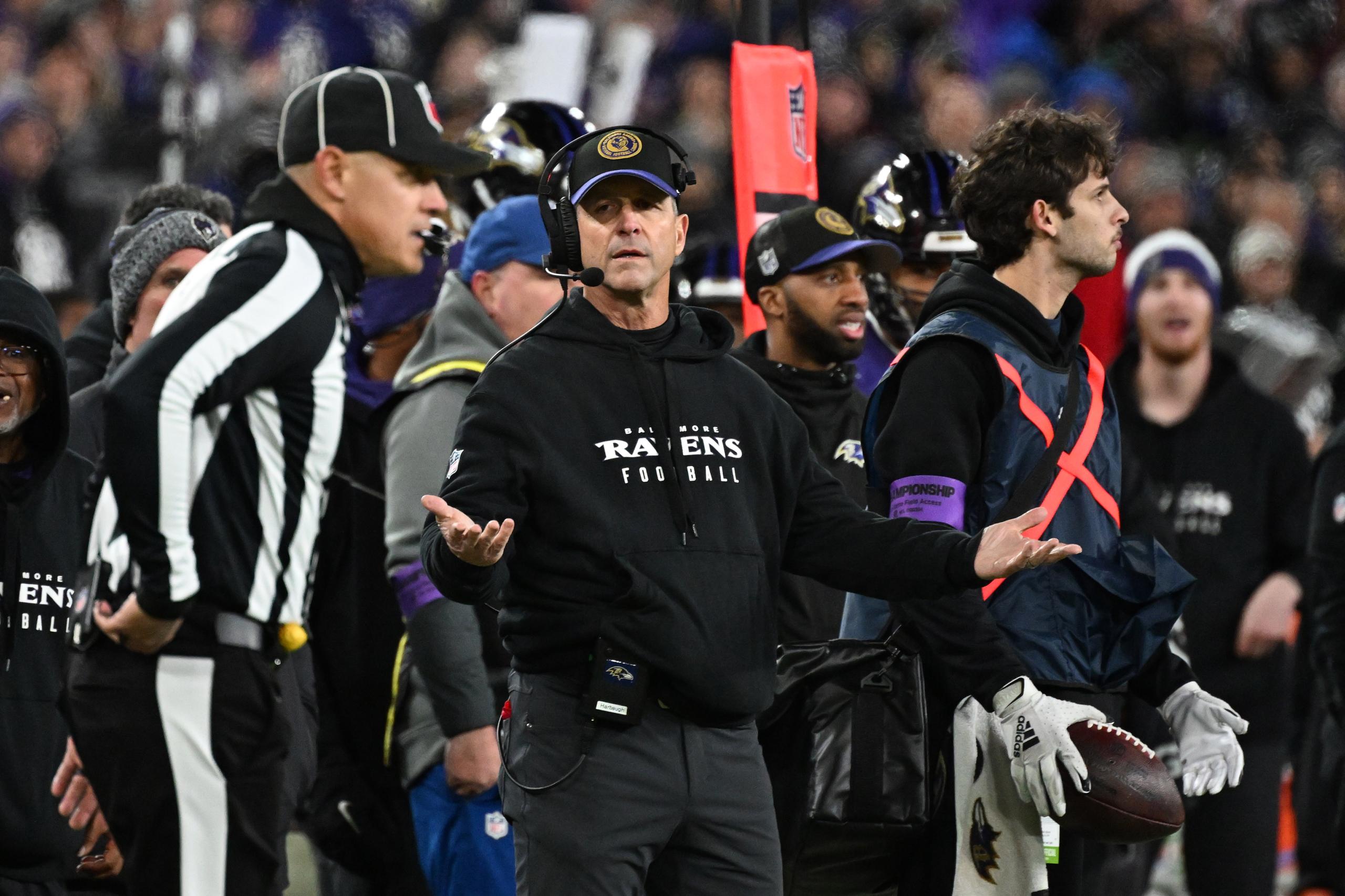 baltimore ravens' john harbaugh