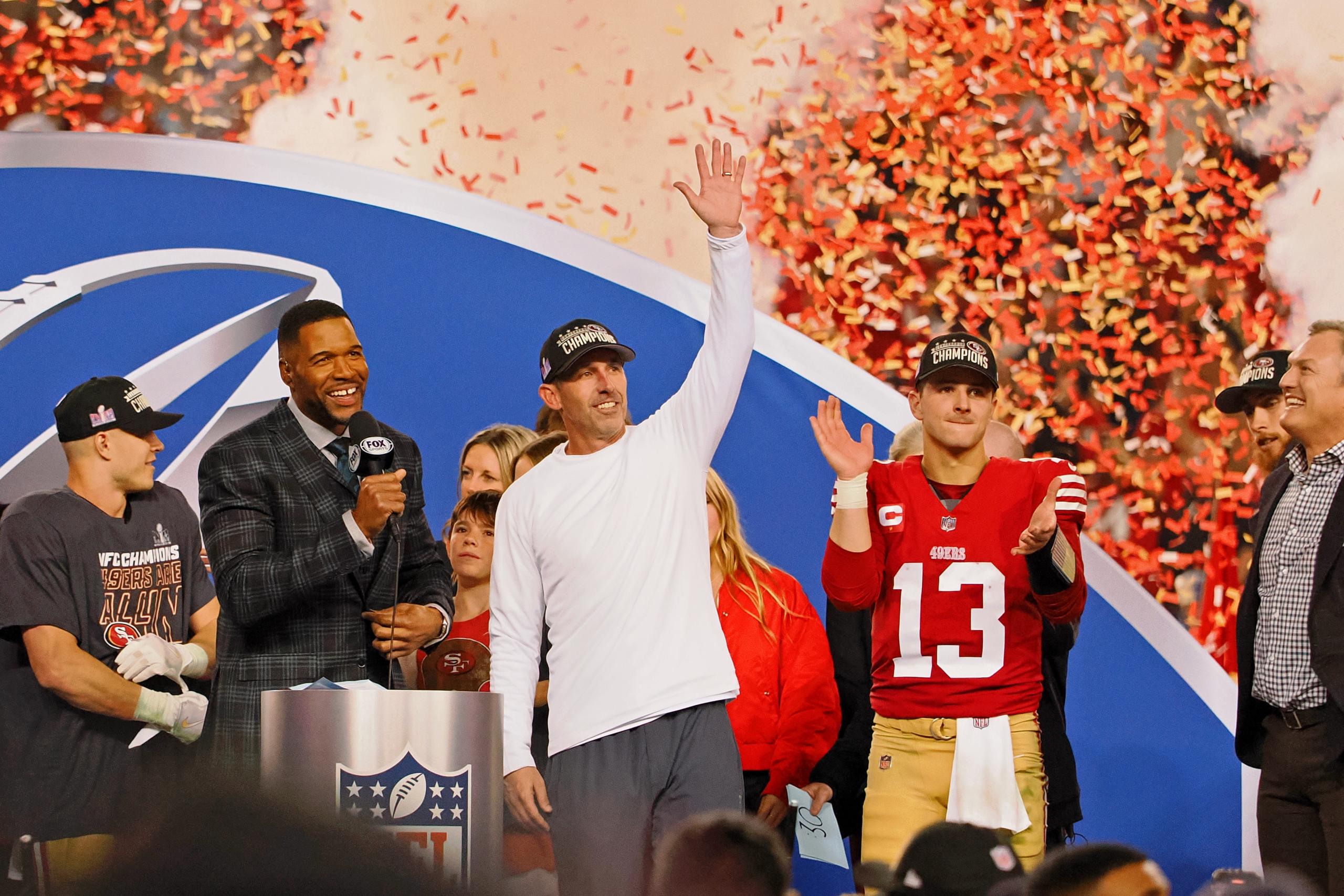 san francisco 49ers head coach kyle shanahan