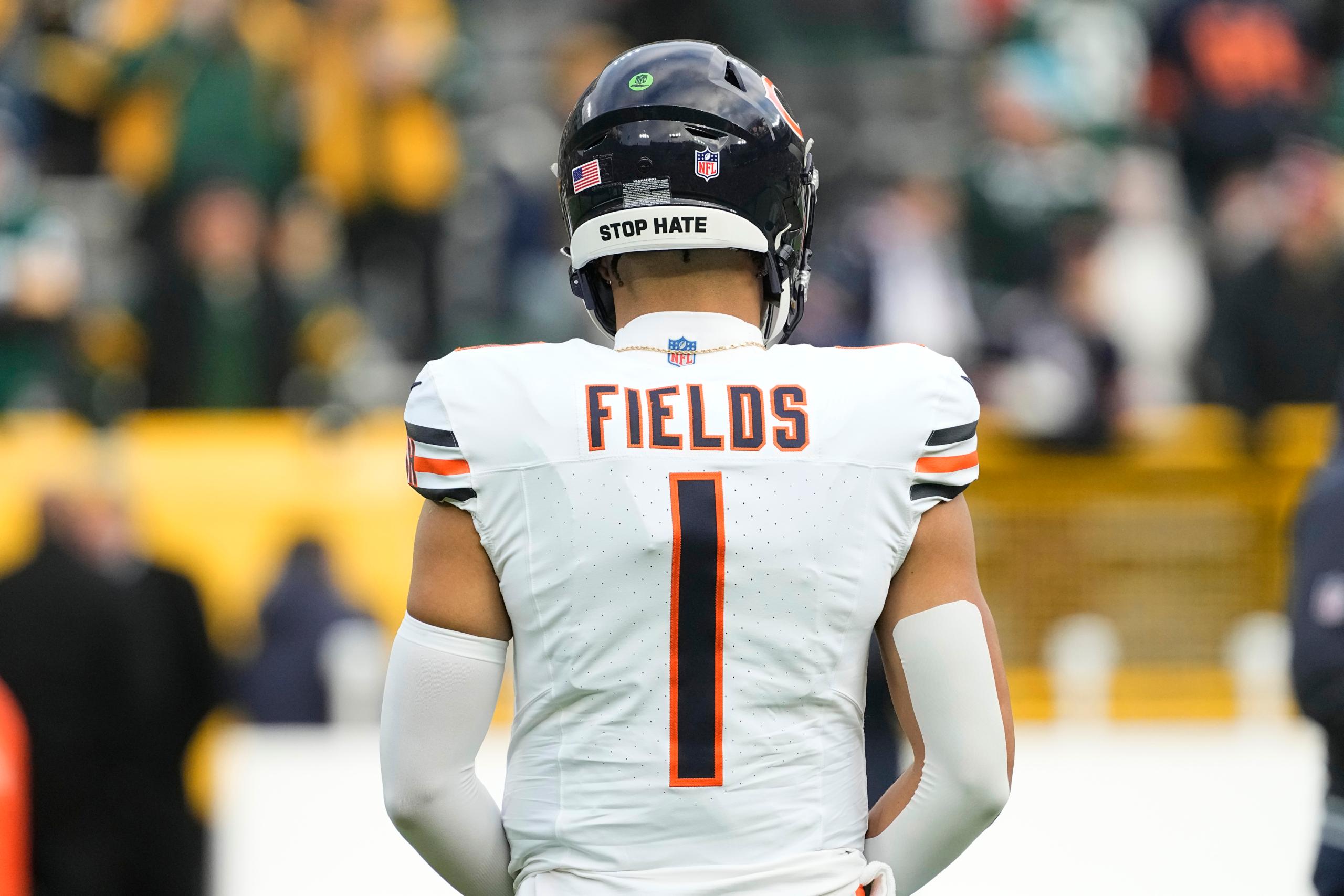 Chicago Bears quarterback Justin Fields