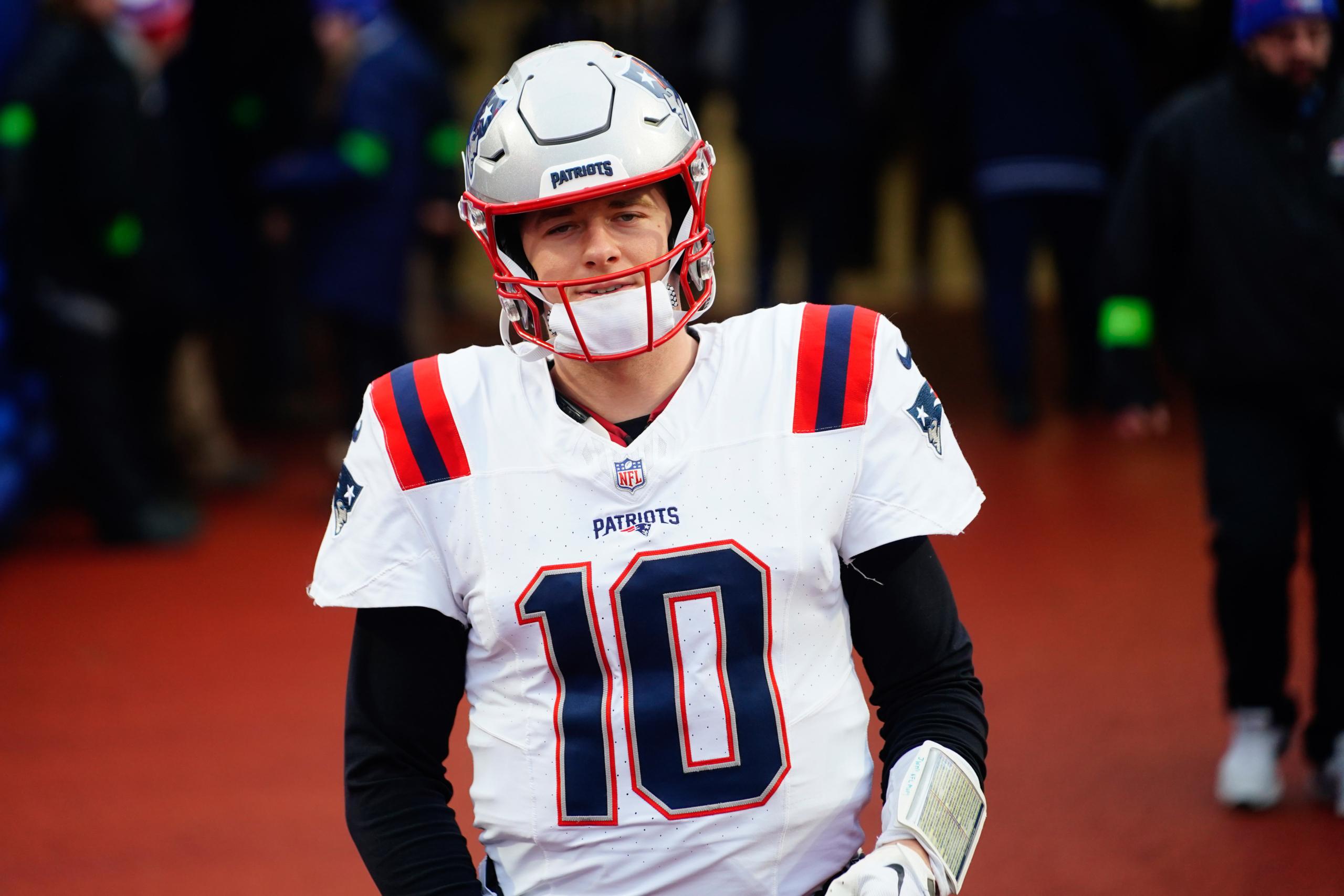 New England Patriots quarterback Mac Jones