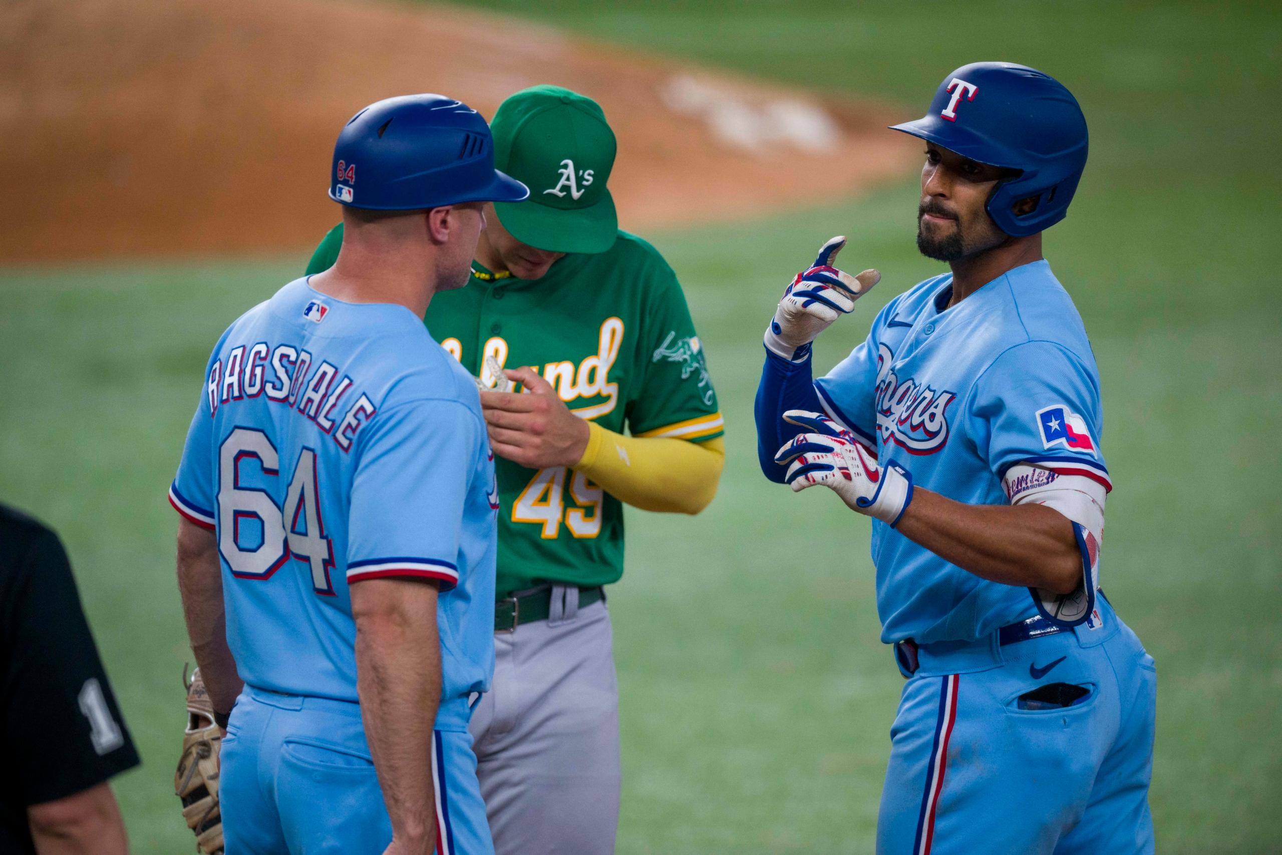 Oakland Athletics, Texas Rangers