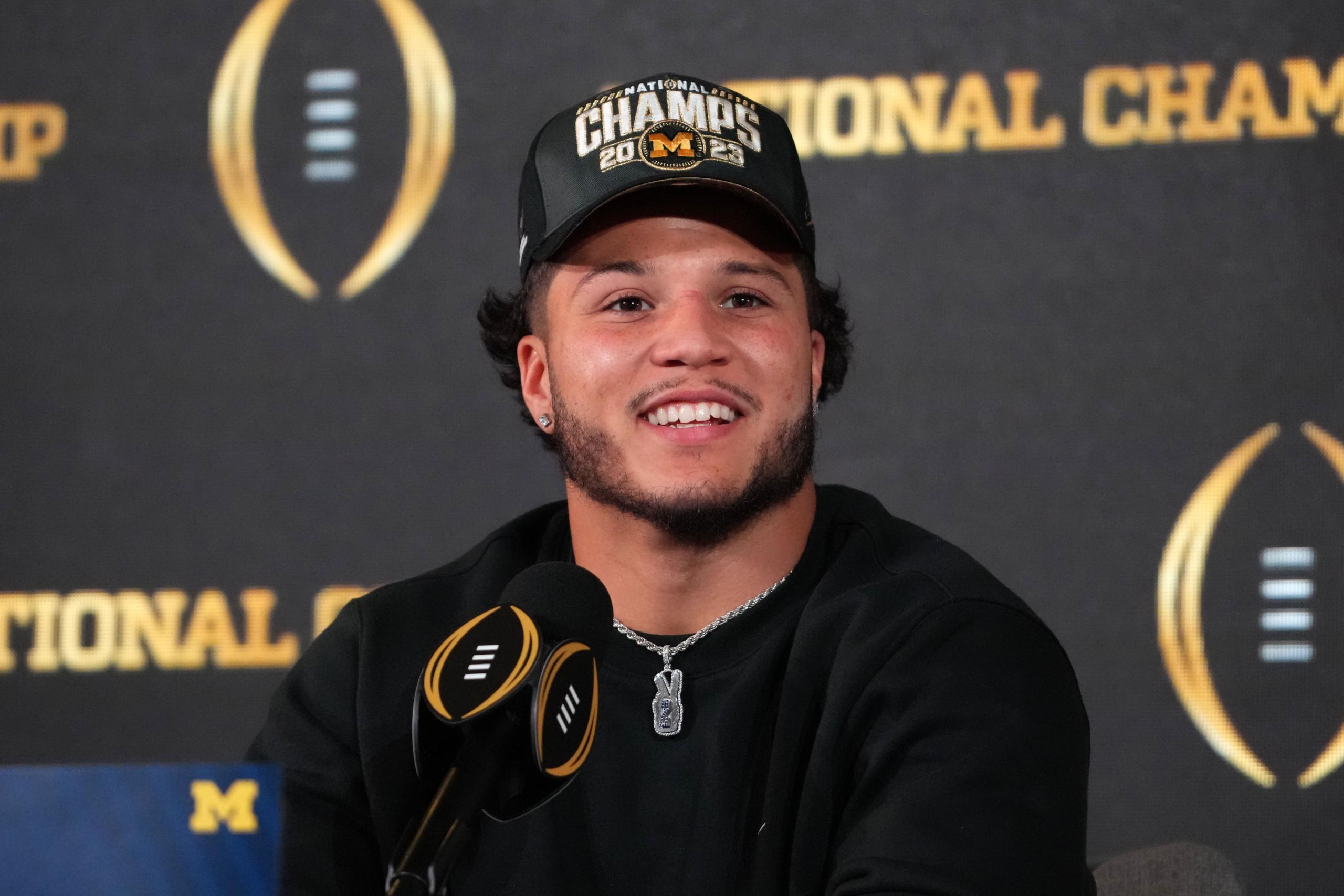 Michigan running back Blake Corum