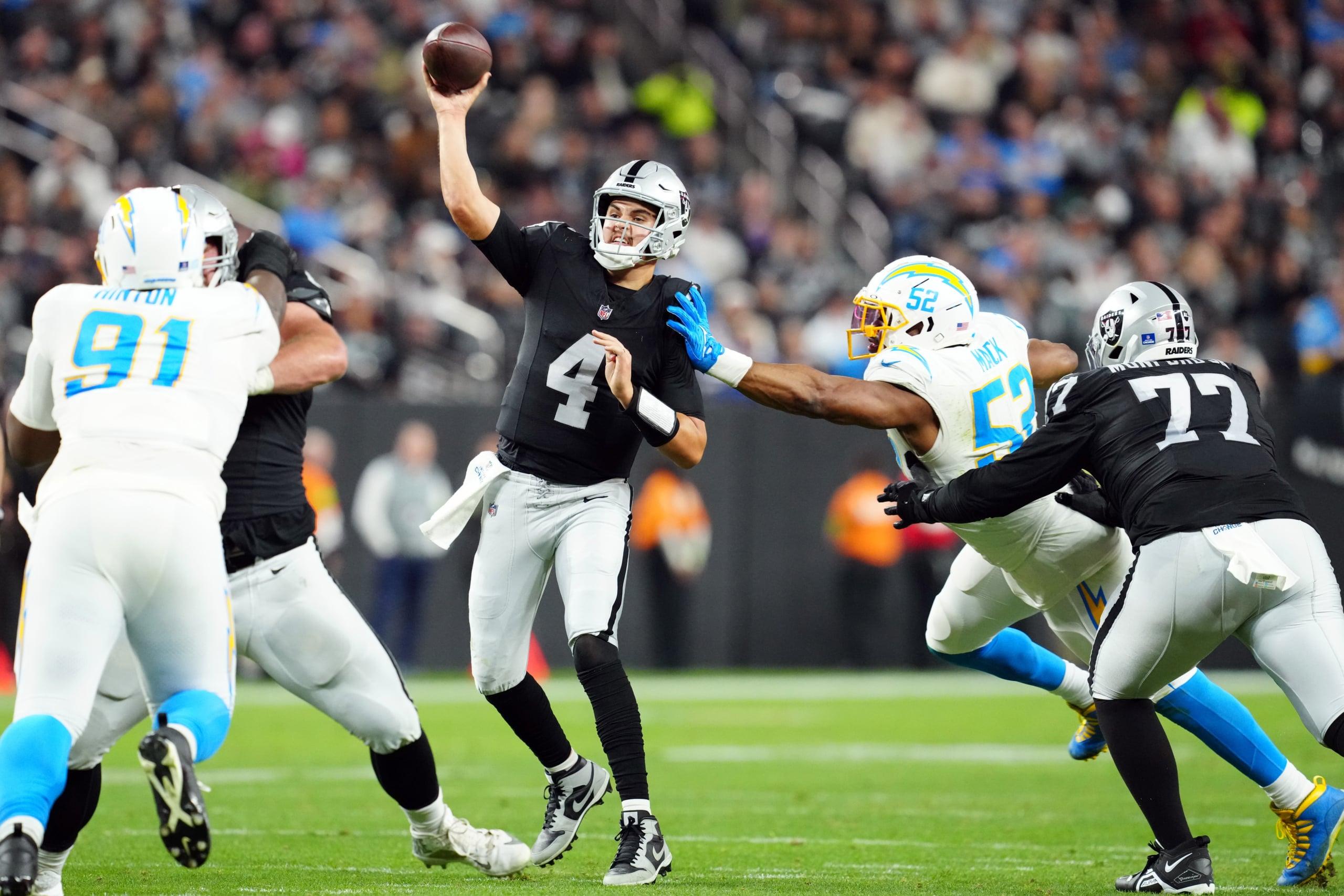 Aidan O'Connell Las Vegas Raiders 