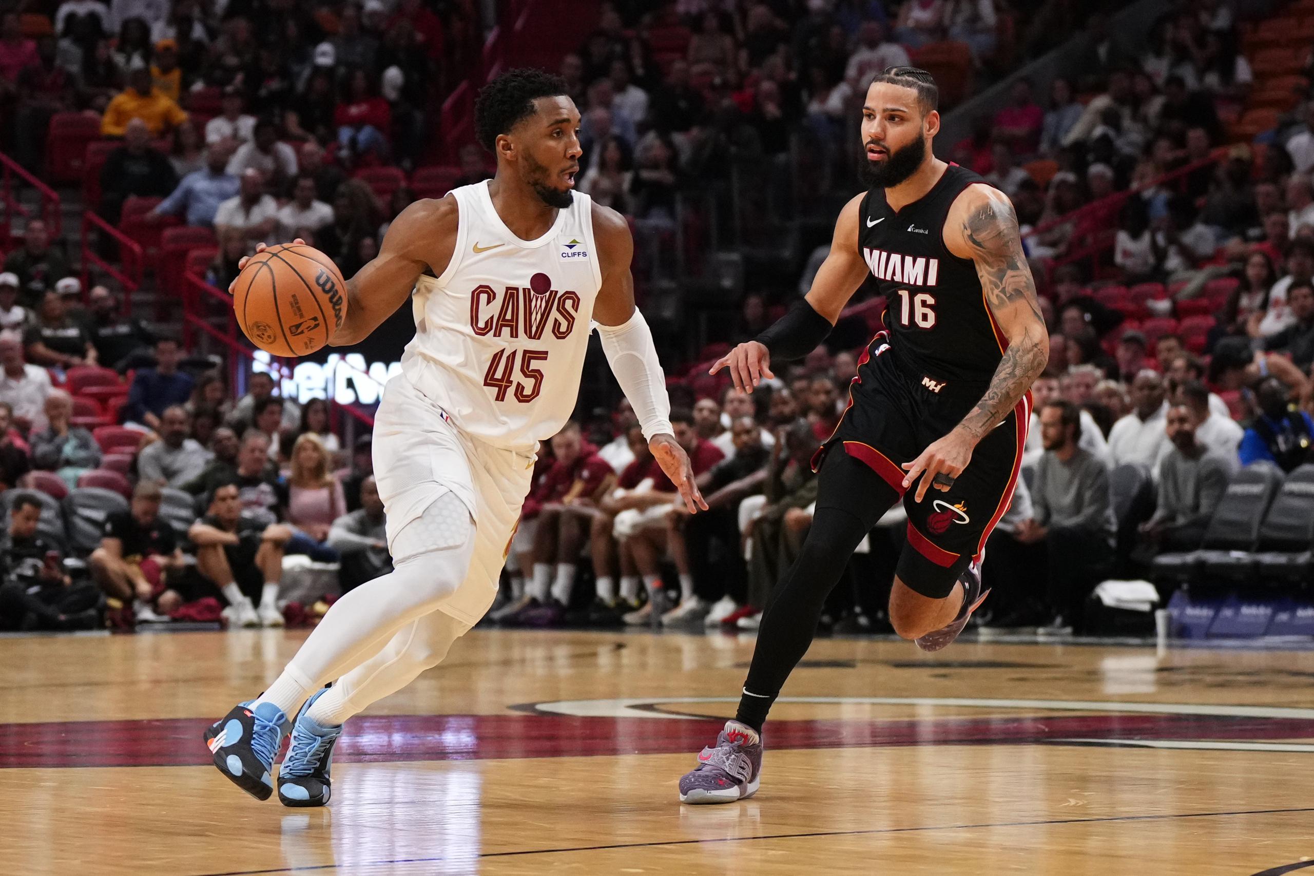 Donovan Michell against the Miami Heat
