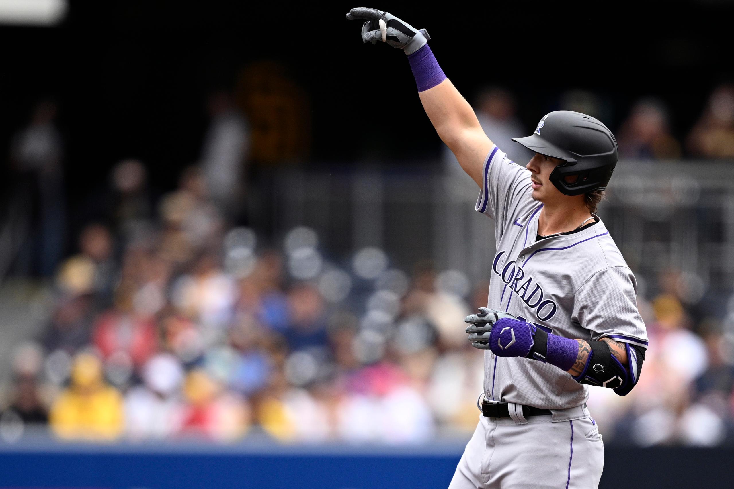 Colorado Rockies rookie Jordan Beck
