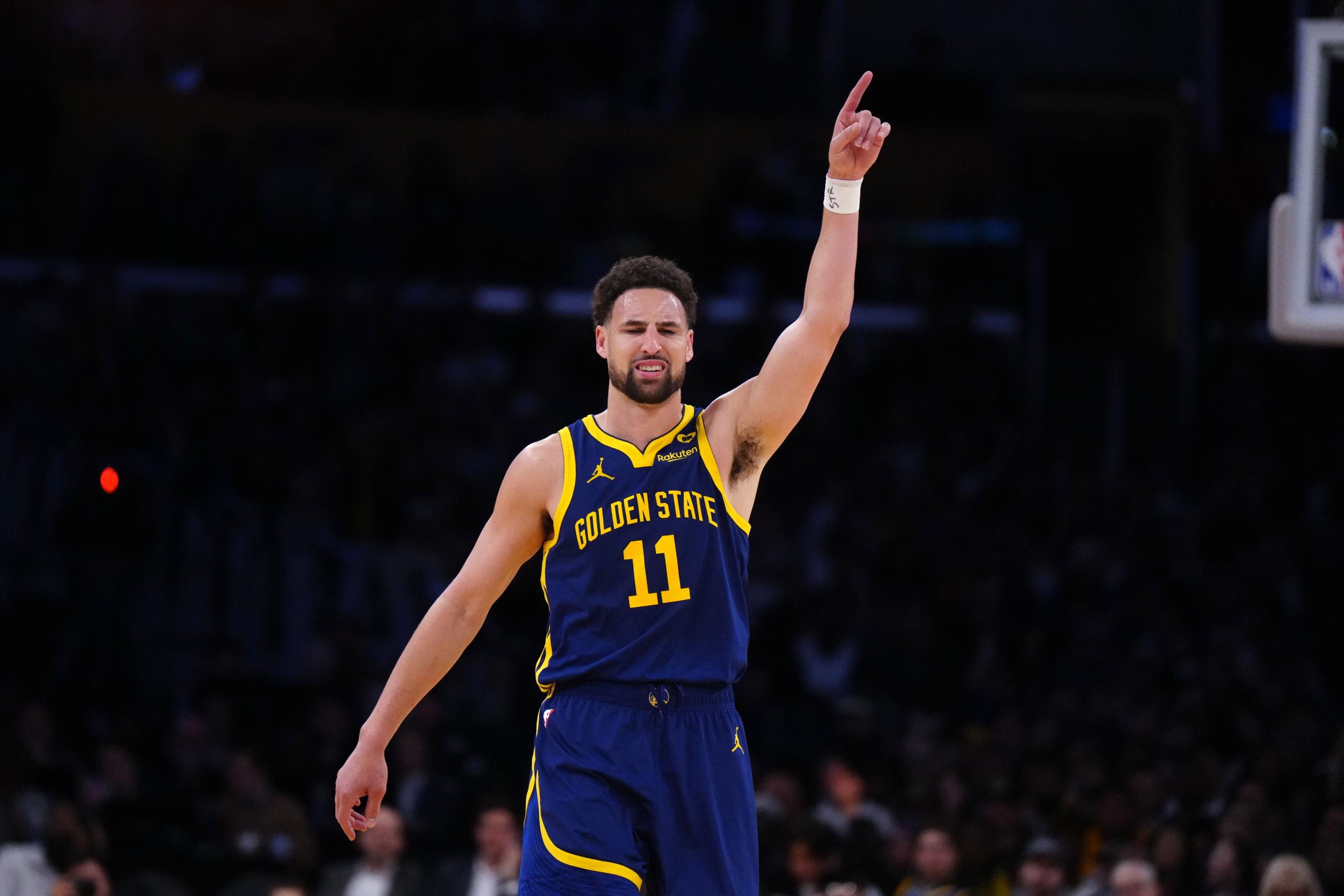 Los Angeles Lakers' Klay Thompson 