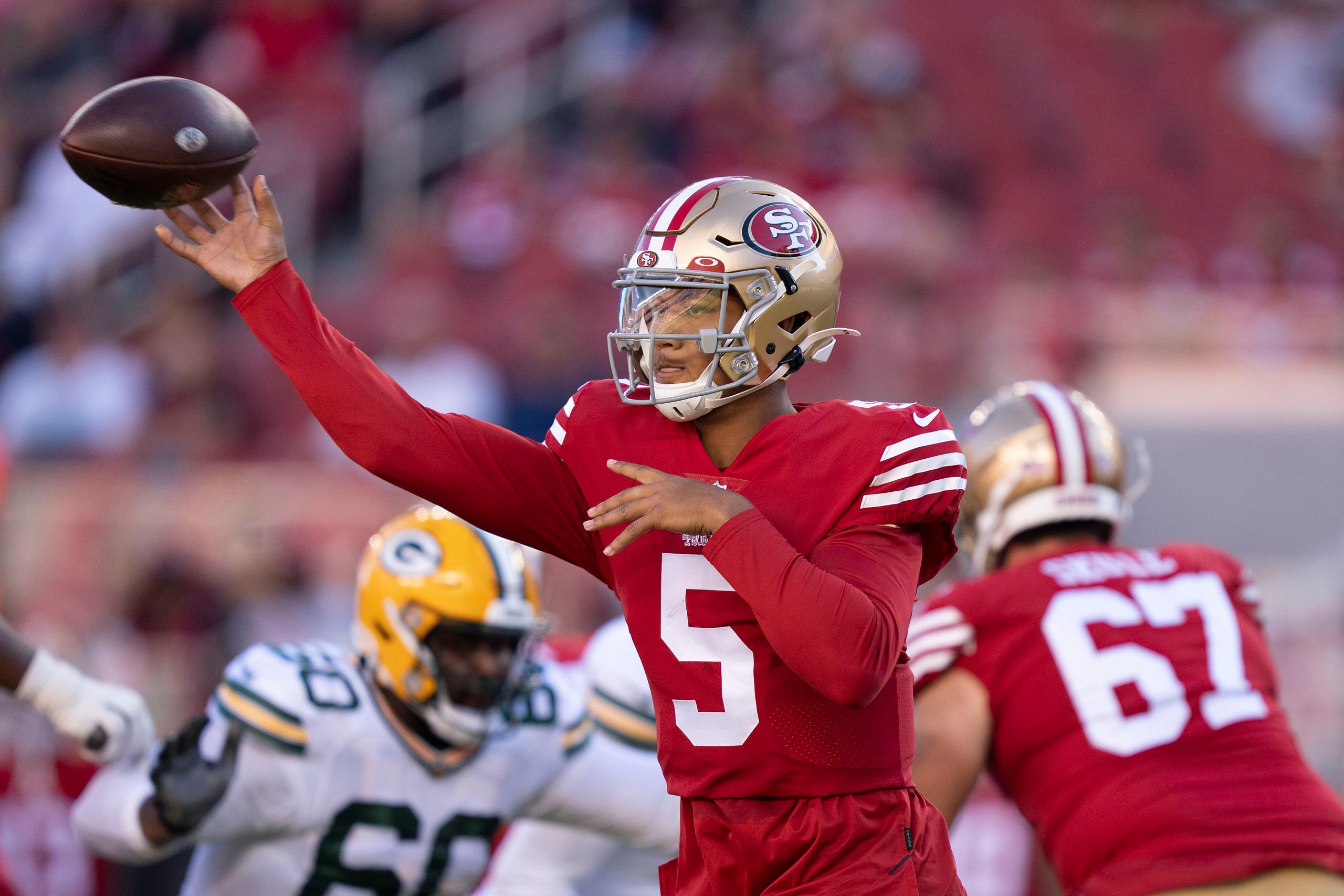 nfl preseason: trey lance, san francisco 49ers