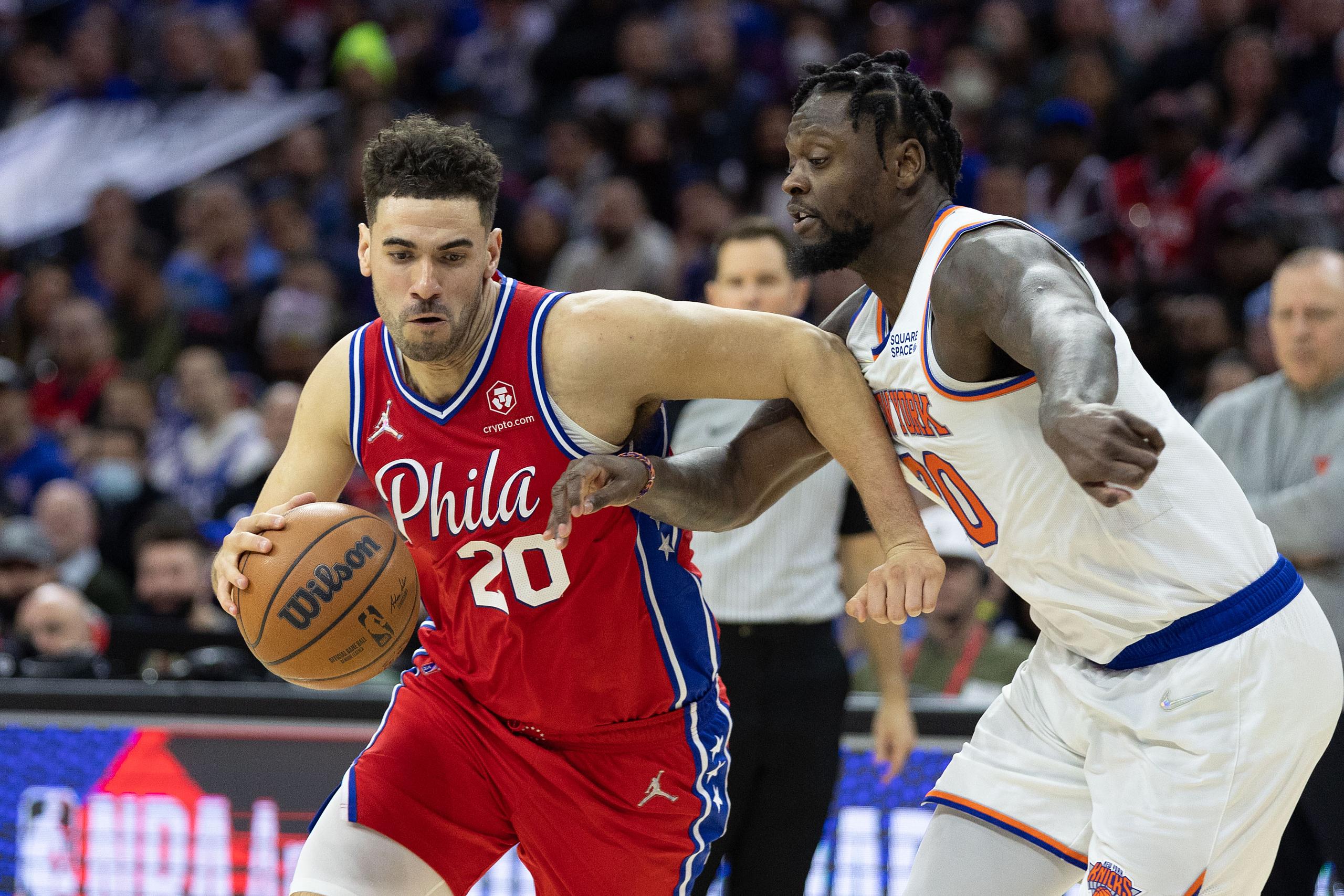 NBA: New York Knicks at Philadelphia 76ers