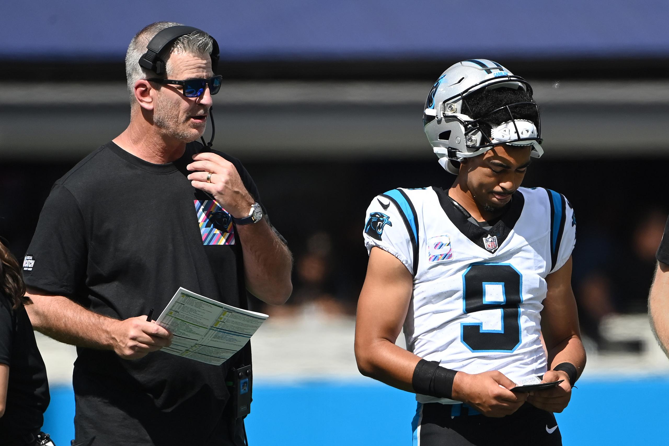 nfl week 12 winners and losers; frank reich, bryce young