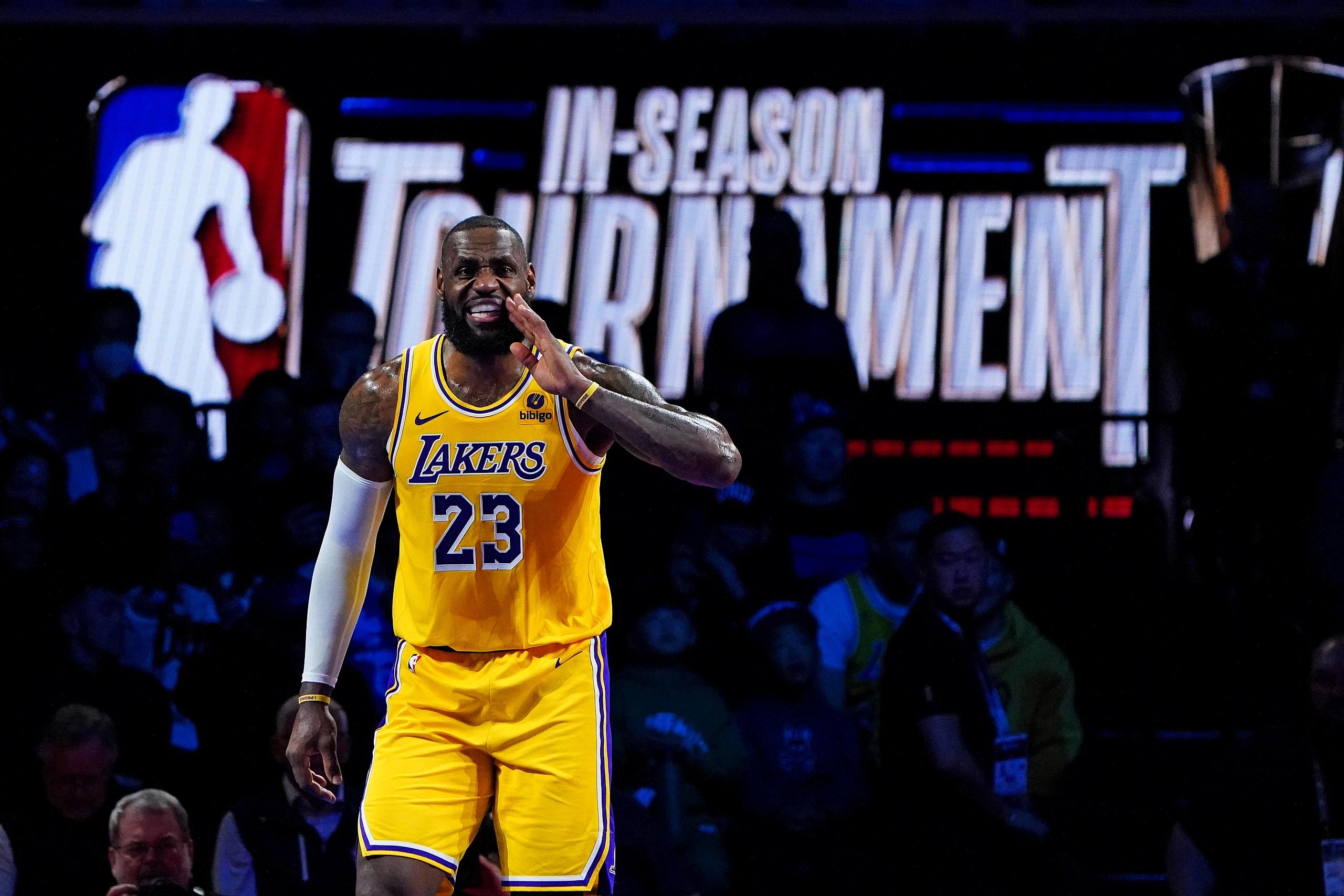 nba in-season tournament winners and losers: lebron james