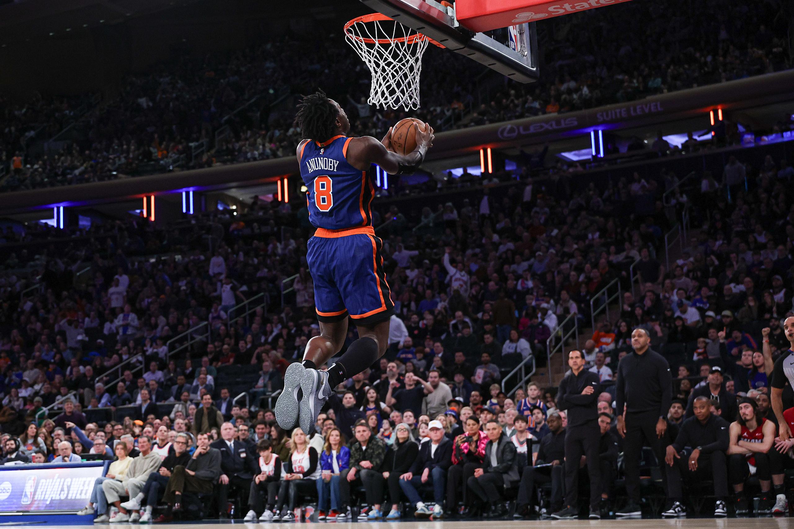 NBA: Miami Heat at New York Knicks