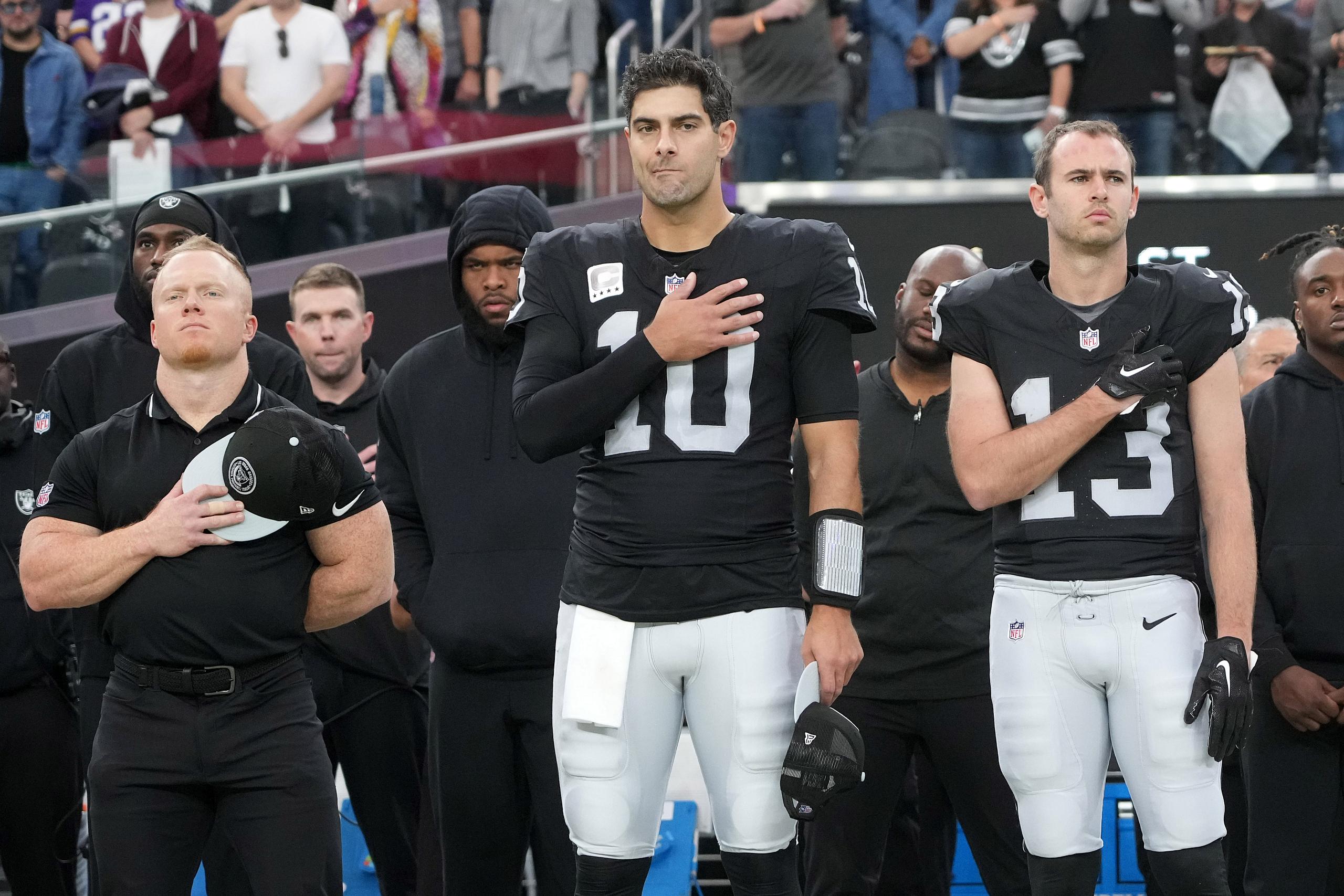 Las Vegas Raiders salary cap Jimmy Garoppolo Hunter Renfrow