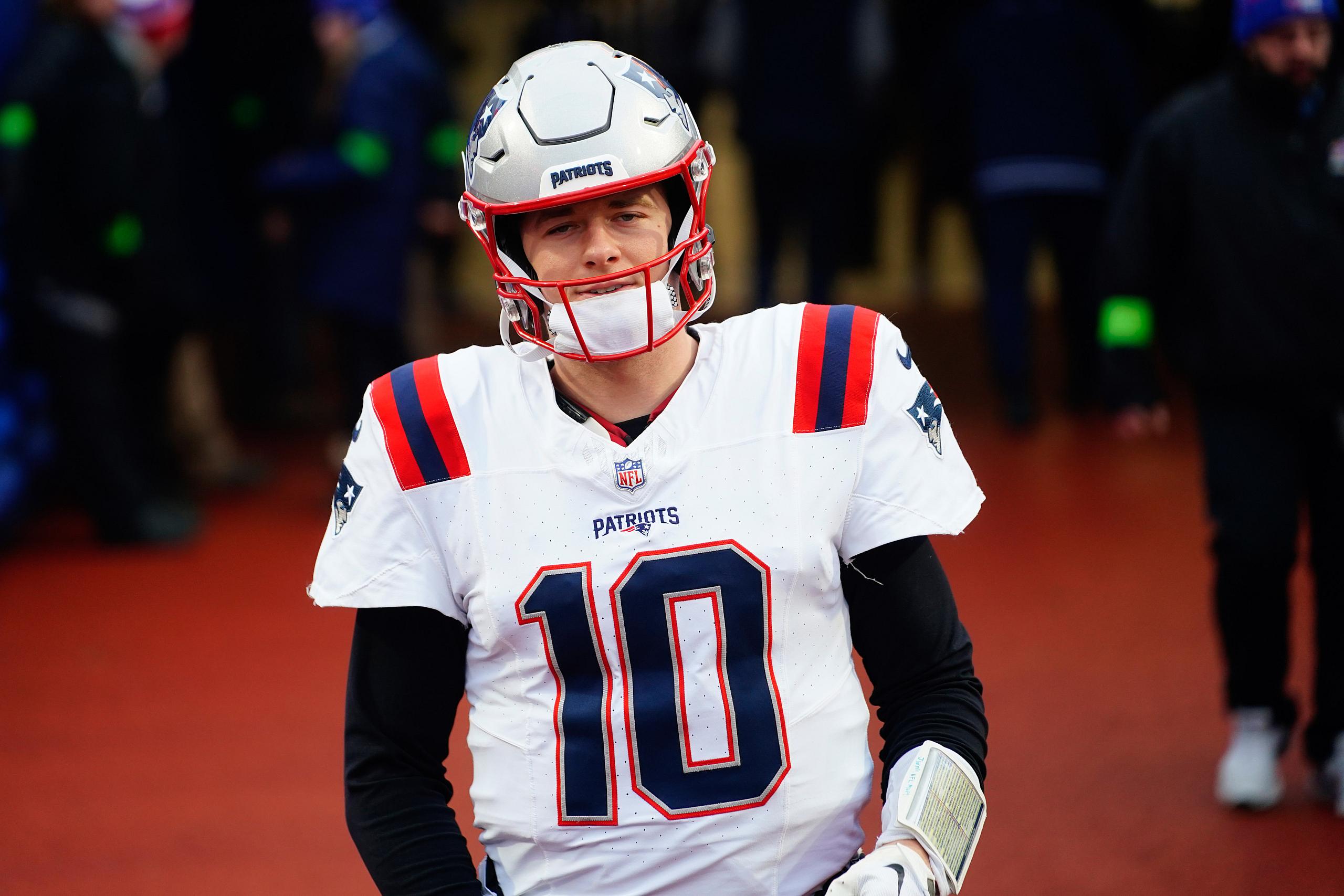 New England Patriots quarterback Mac Jones