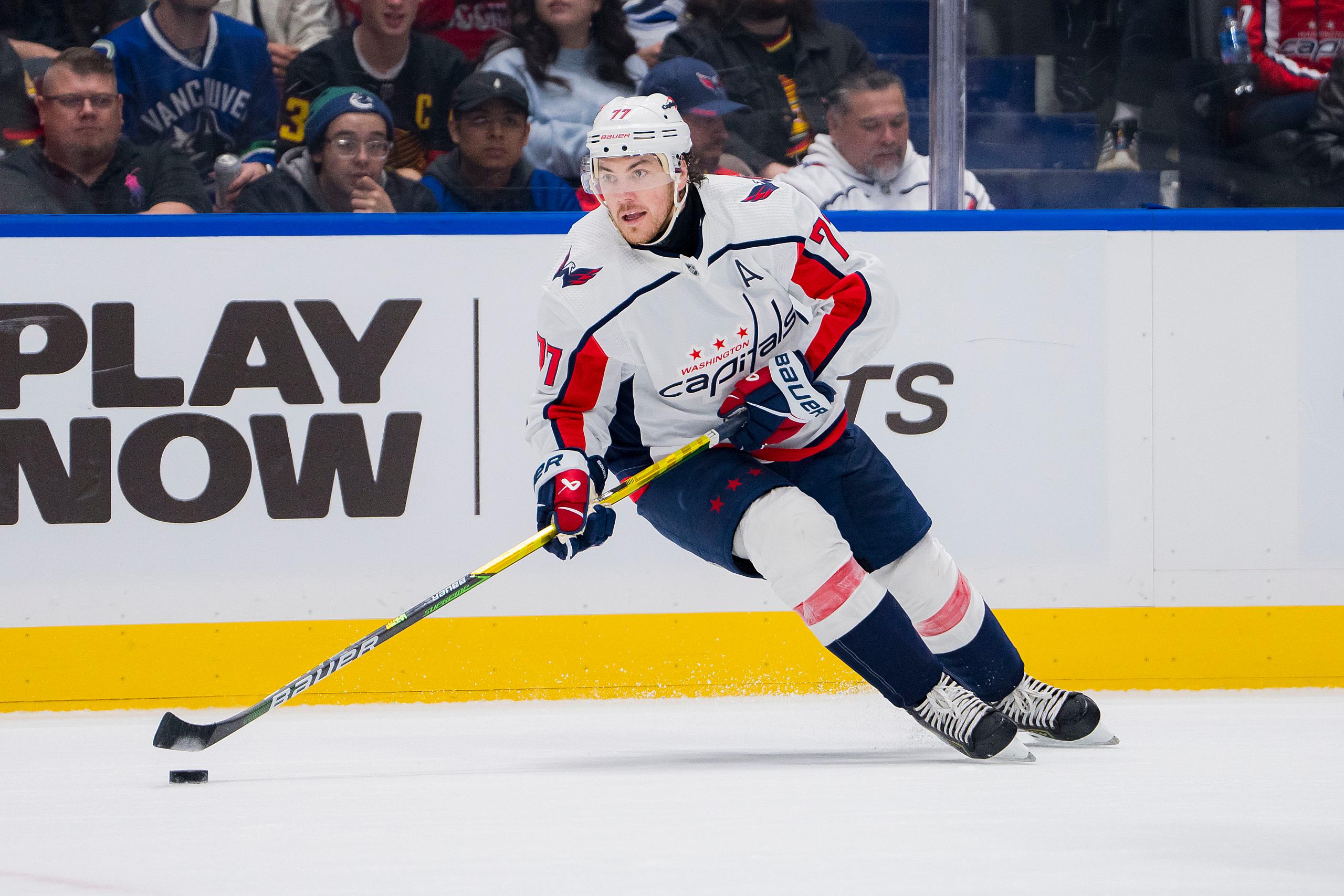 NHL: Washington Capitals at Vancouver Canucks