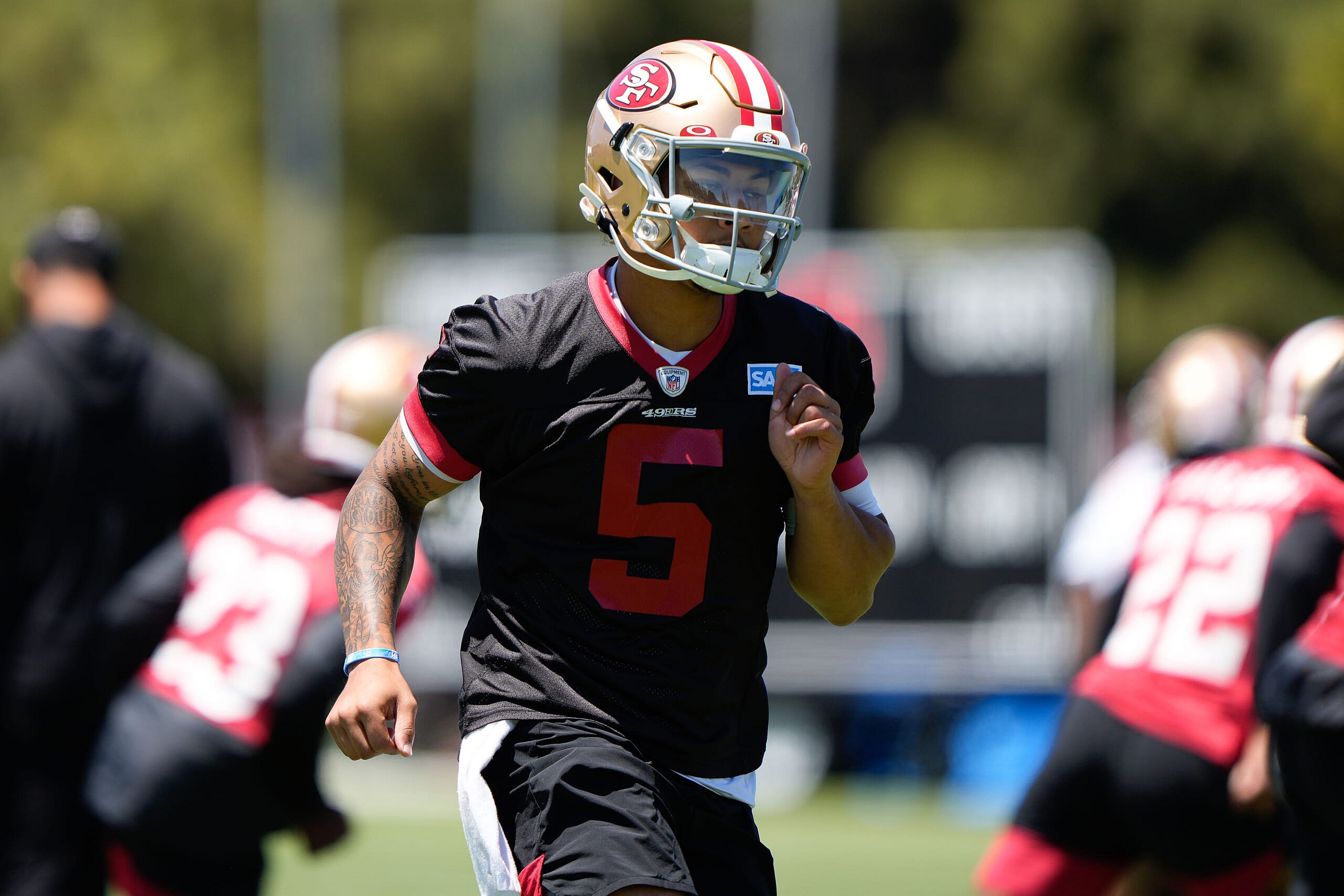 san francisco 49ers qb trey lance
