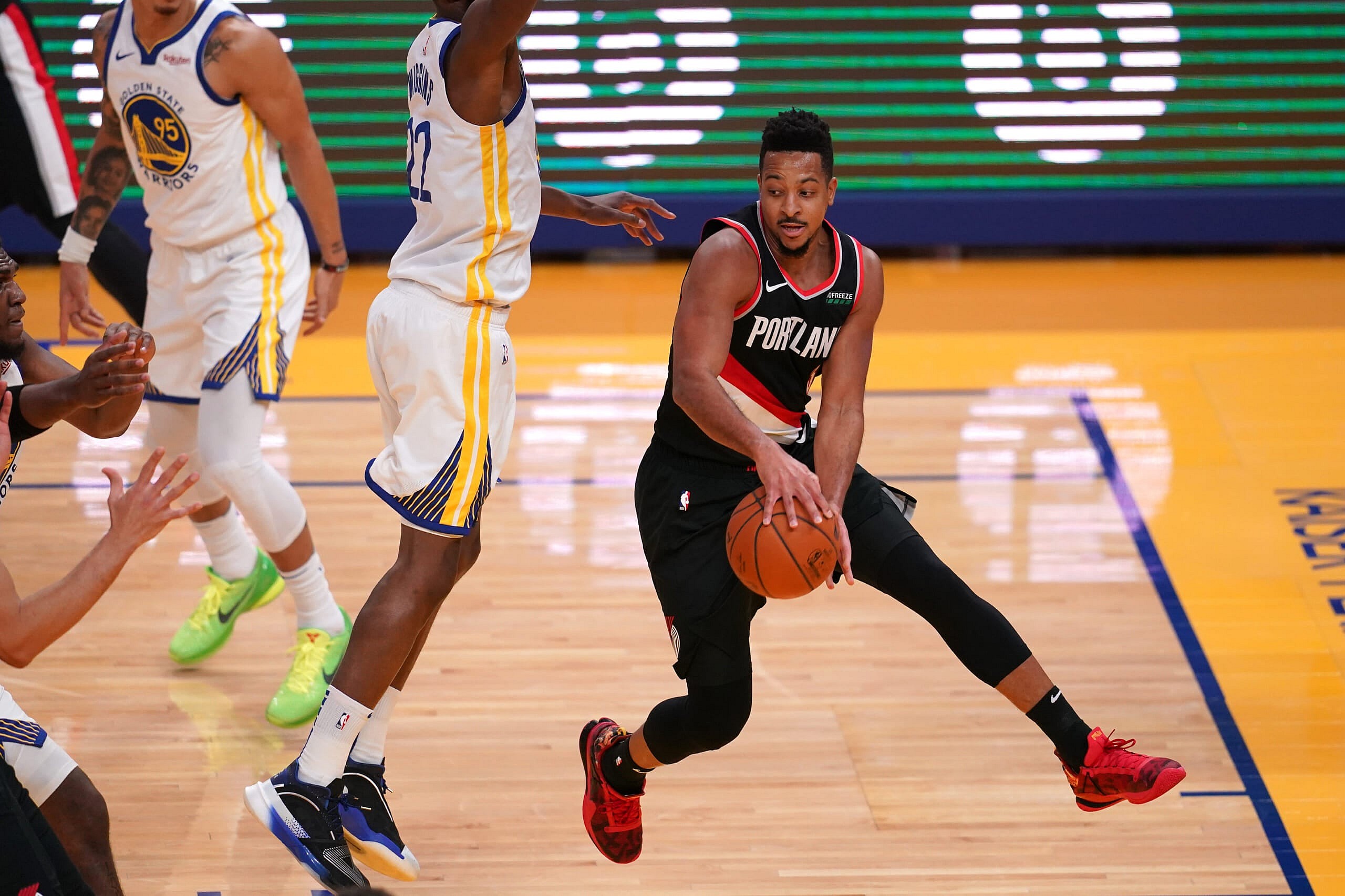 andrew wiggins trade for c.j mccollum