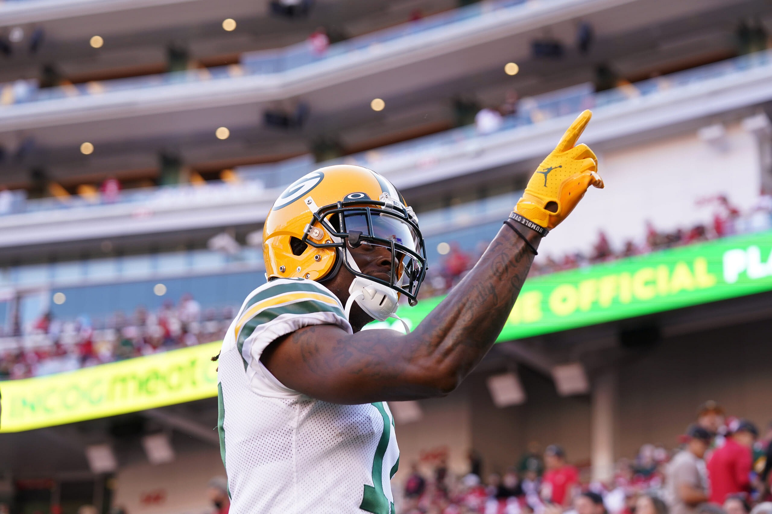 green bay packers davante adams against san francisco 49ers