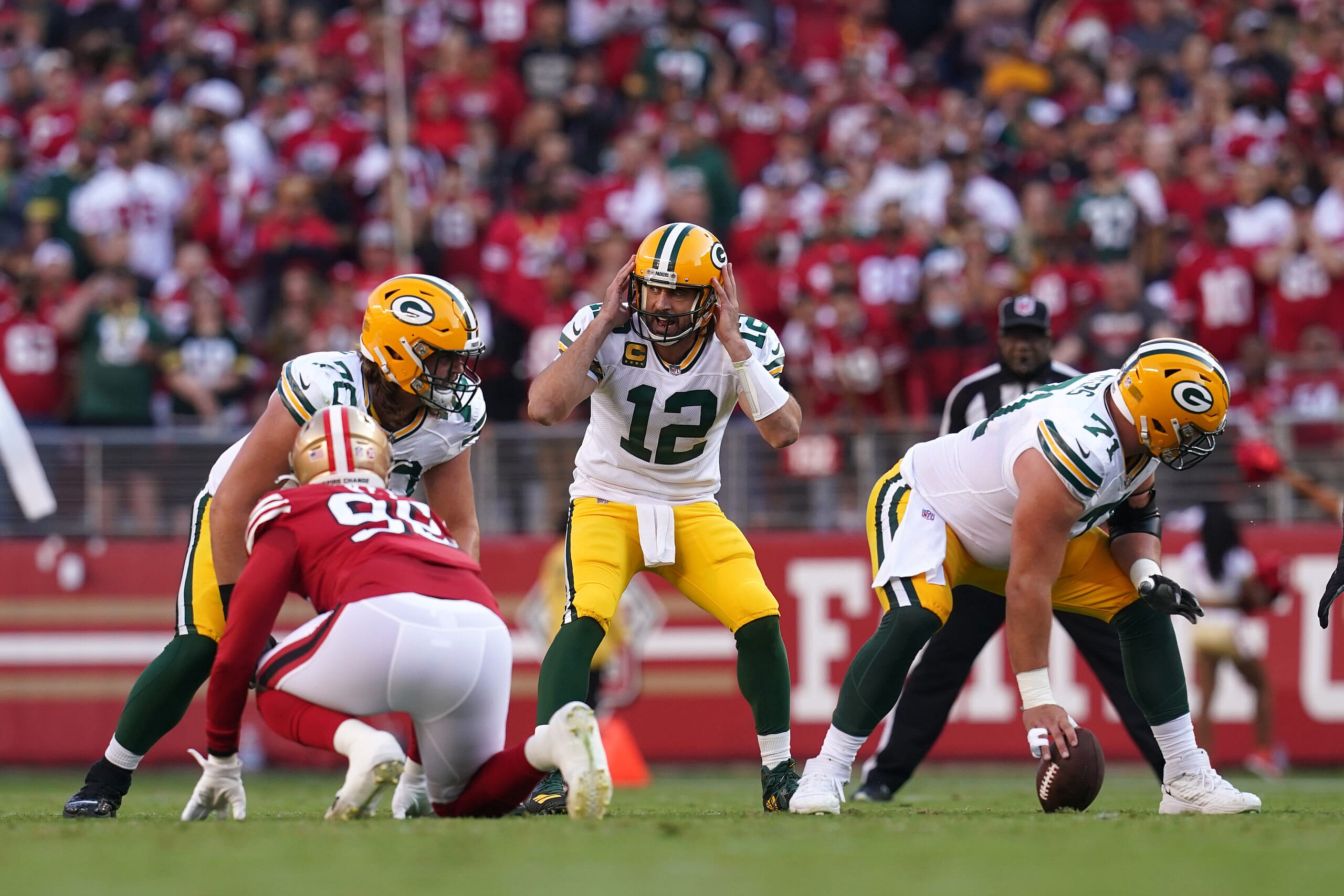 green bay packers offensive line vs san francisco 49ers